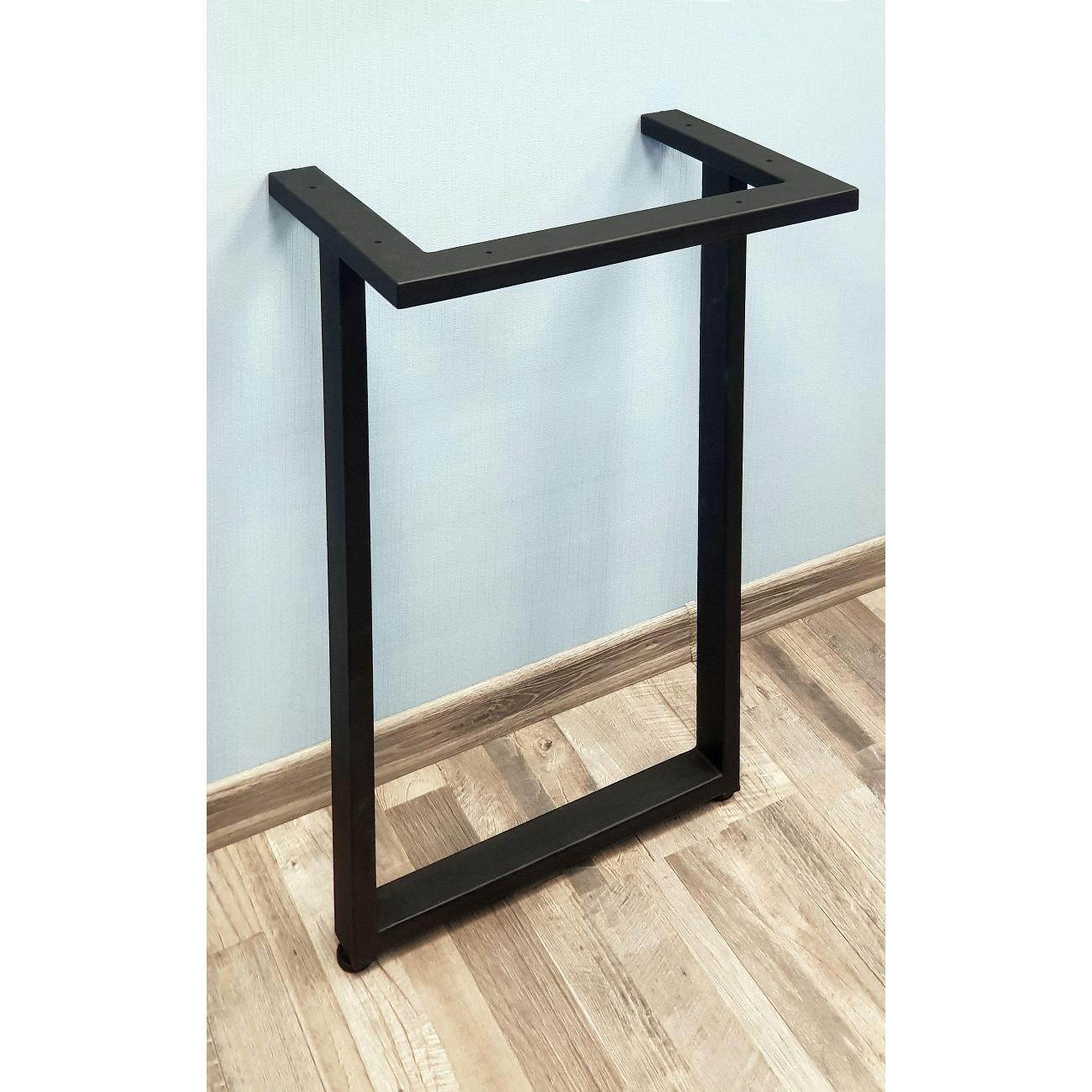 Подстолье Parallax усиленное 810х350 50х25 черное регулируемое