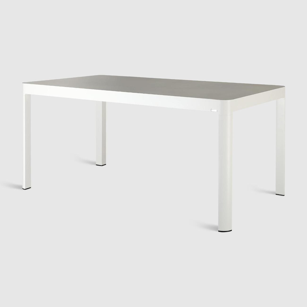 Стол садовый KONWAY обеденный Кавалезе белый 160х90х75 см