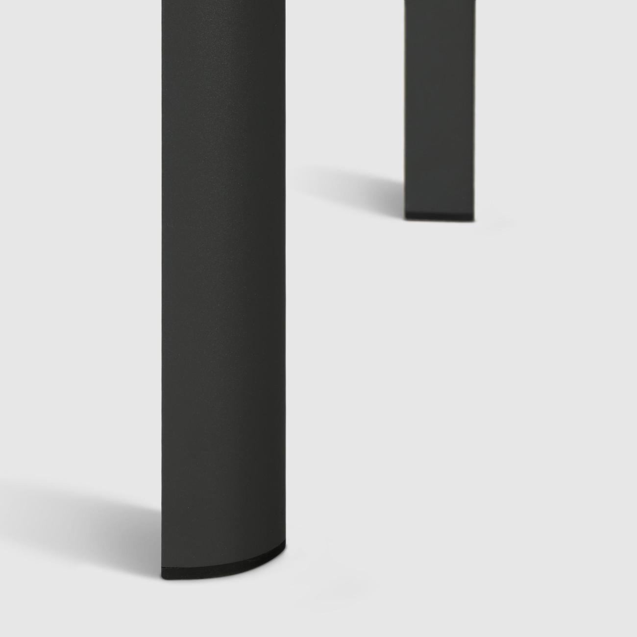 Стол садовый KONWAY обеденный Кавалезе антрацит 160х90х75 см