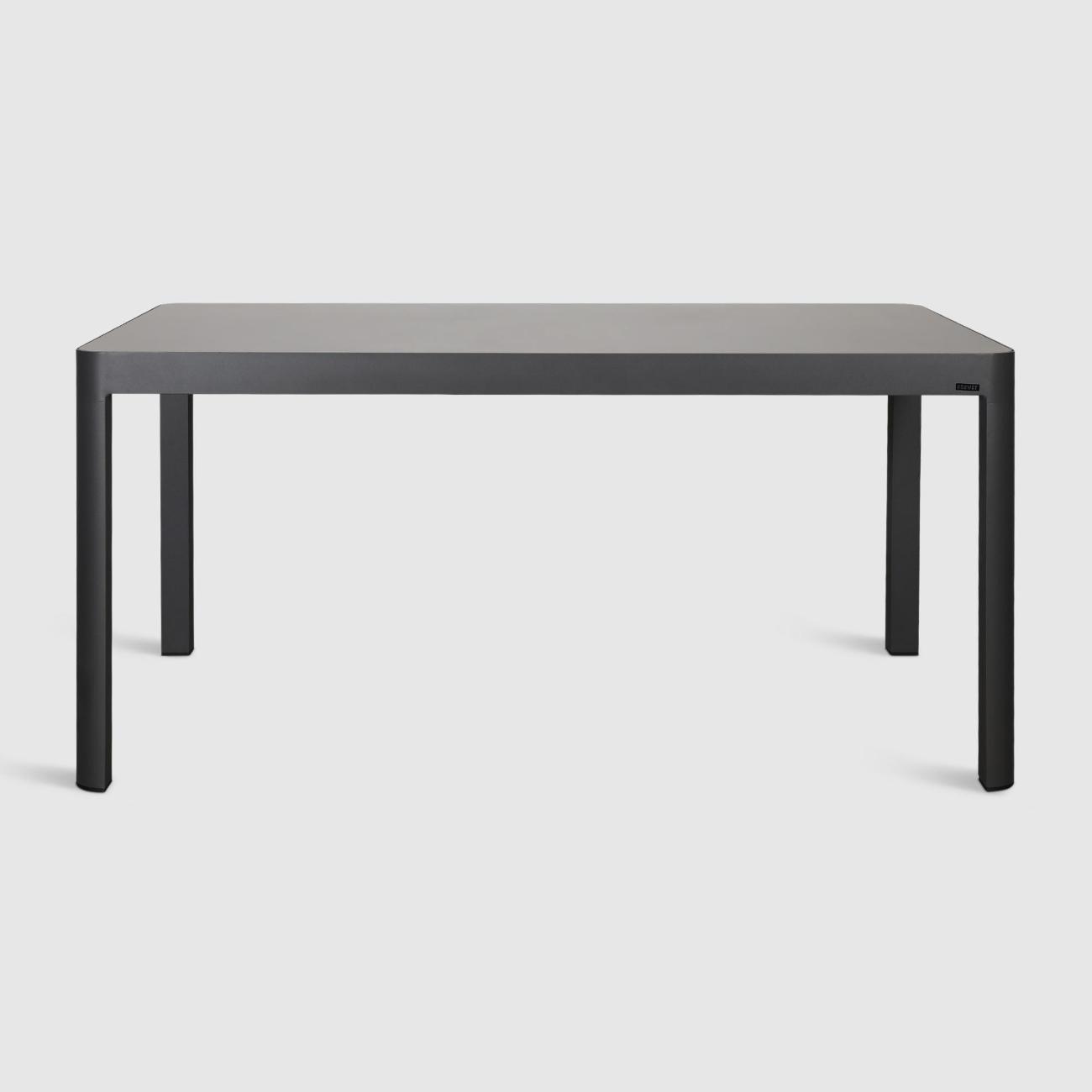 Стол садовый KONWAY обеденный Кавалезе антрацит 160х90х75 см