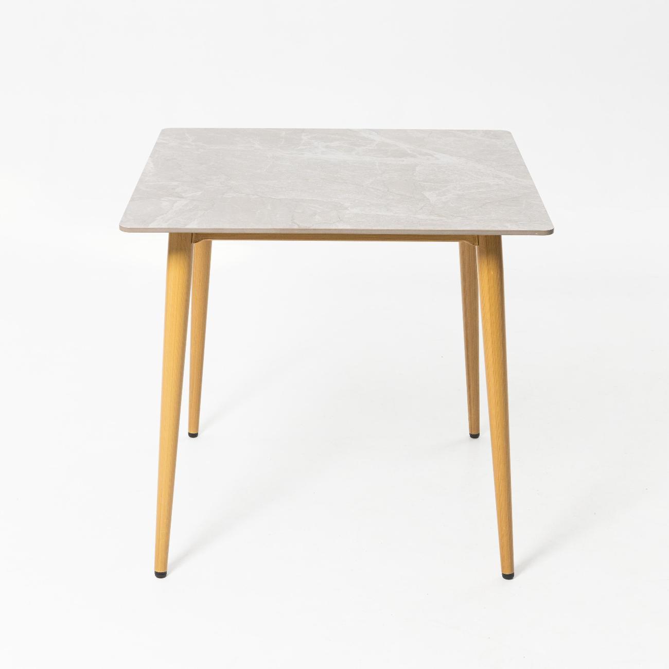 Стол садовый KONWAY обеденный Самос 80х80х75 см, столешница камень