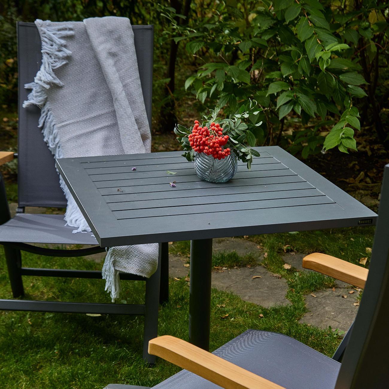 Стол садовый KONWAY обеденный Изи 70х70х75 см