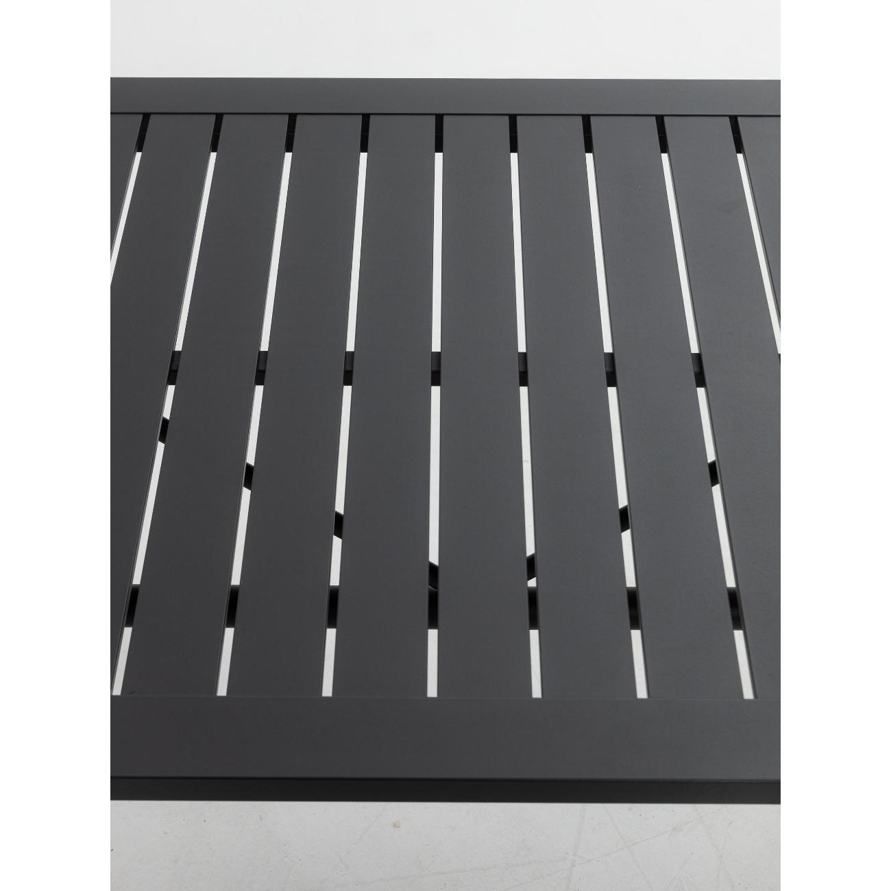 Стол садовый KONWAY обеденный Торонто антрацит 140х80х75 см