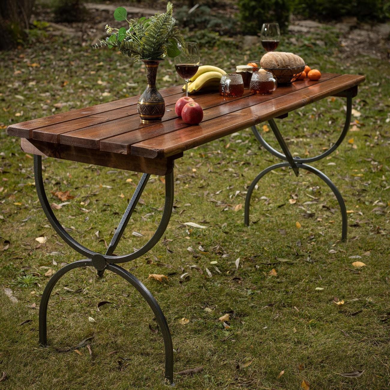 Стол садовый Фотон складной Линц 180х60х78