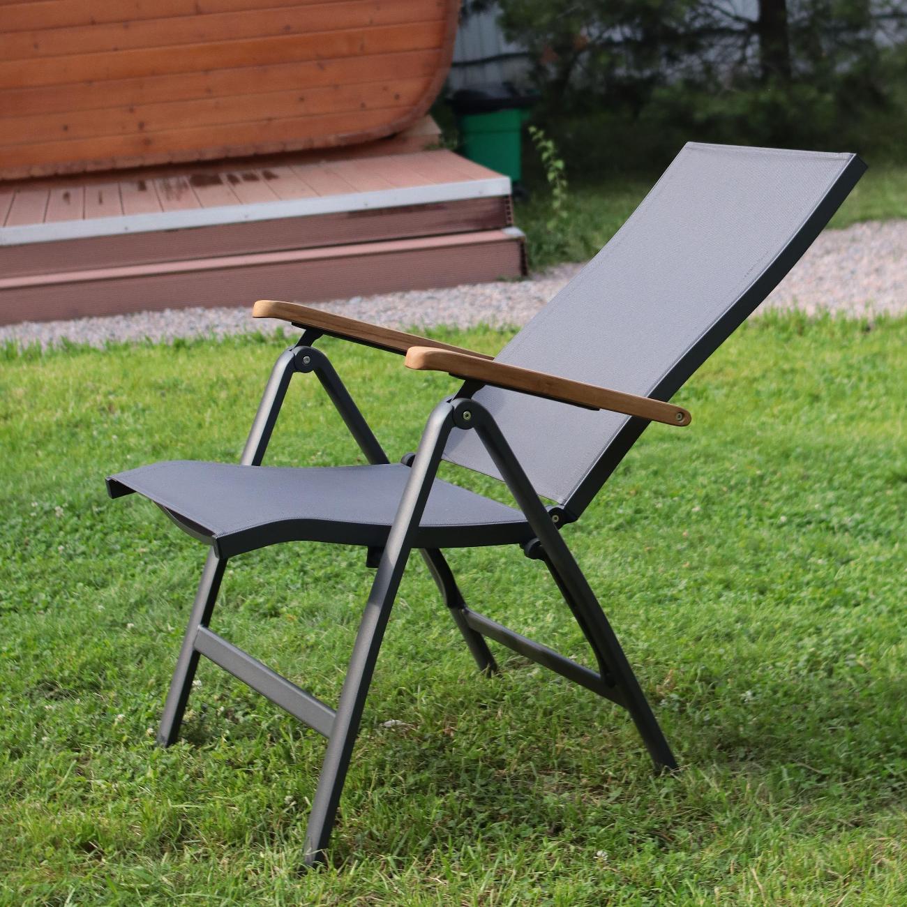 Кресло садовое KONWAY Кавалезе антрацит