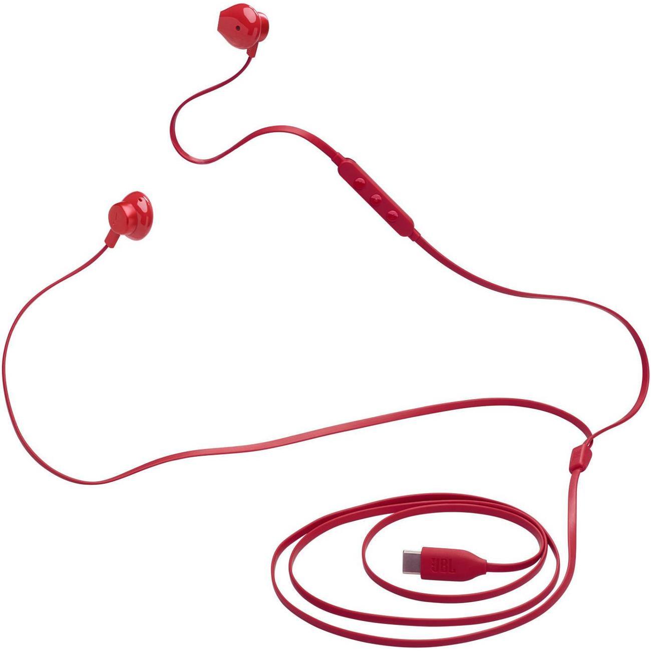 Наушники внутриканальные JBL Tune 305C красный (JBLT305CRED)