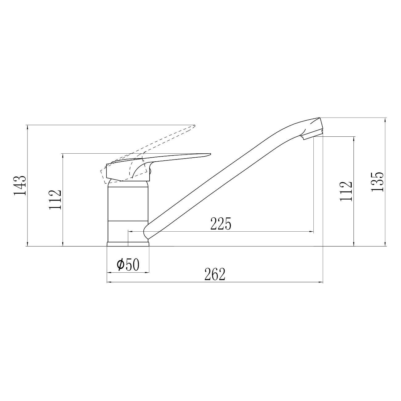 Смеситель Savol S-T4904-1