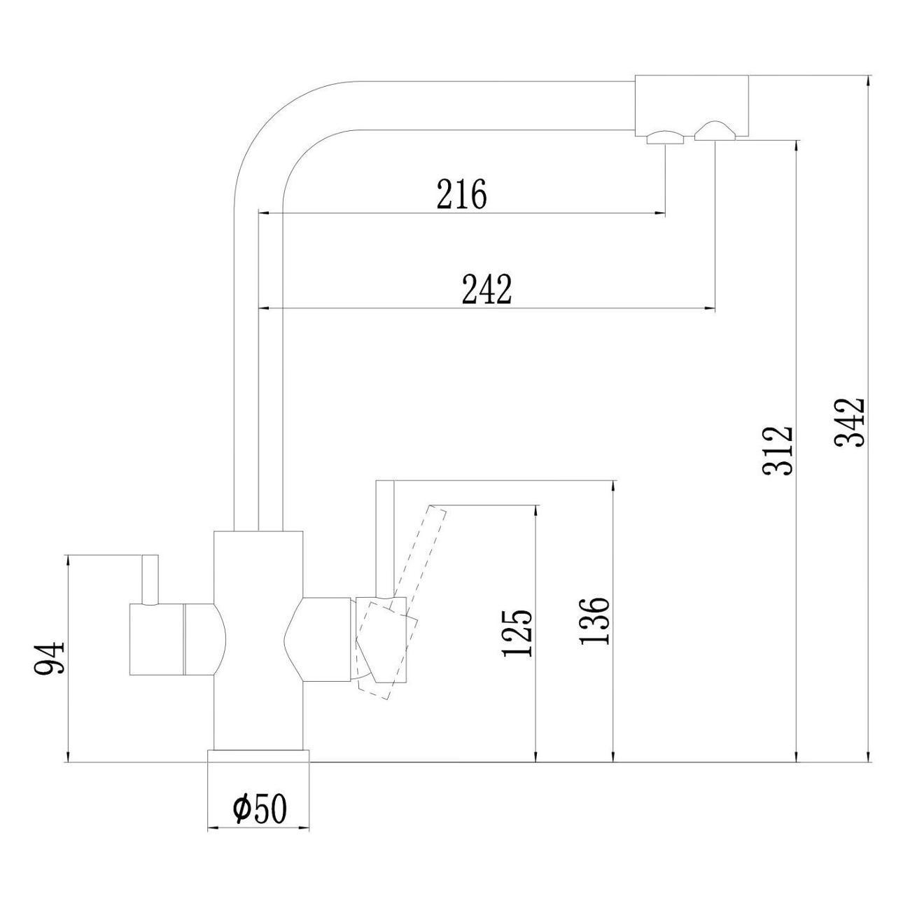 Смеситель Fmark FS0862Q