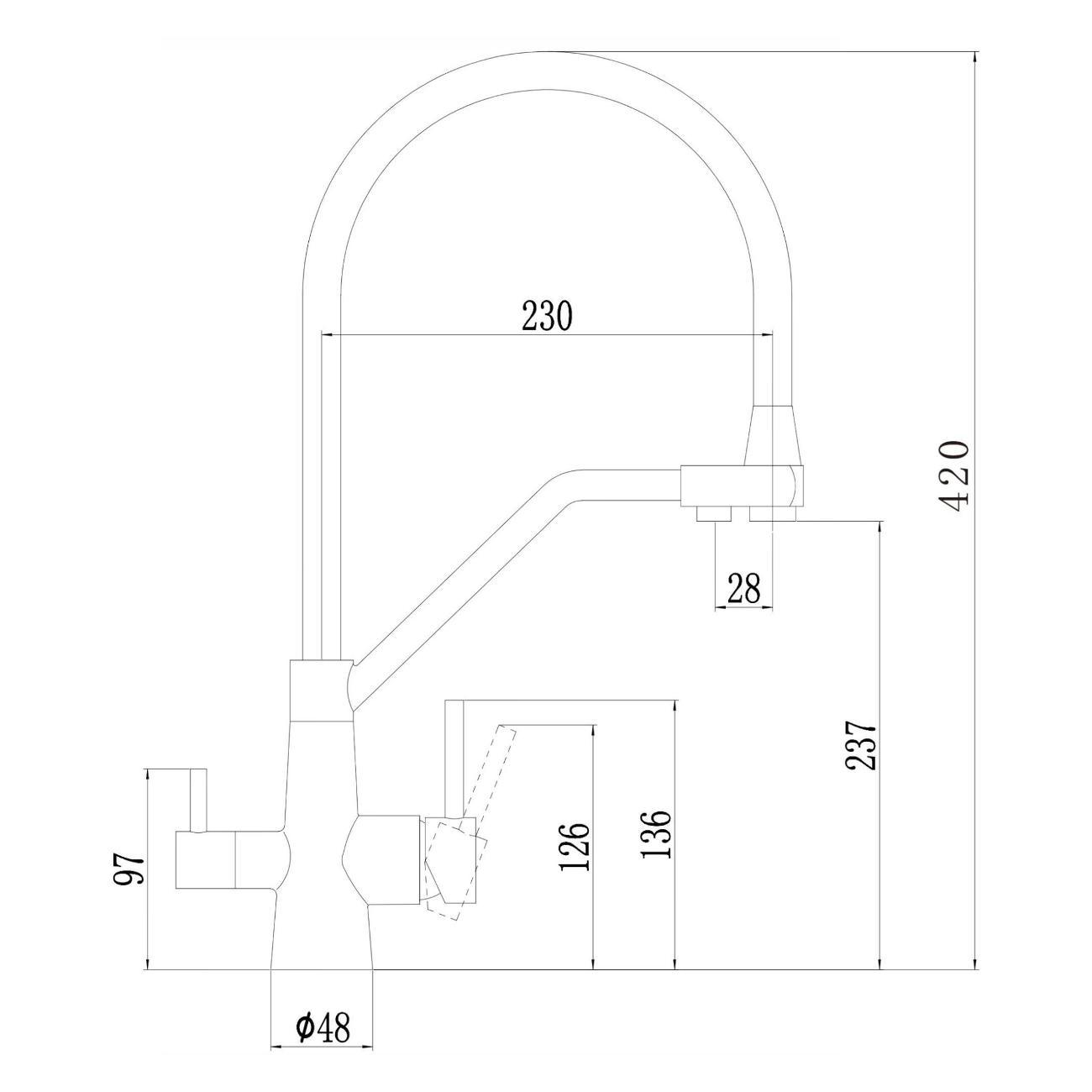 Смеситель Fmark FS0662-Q12