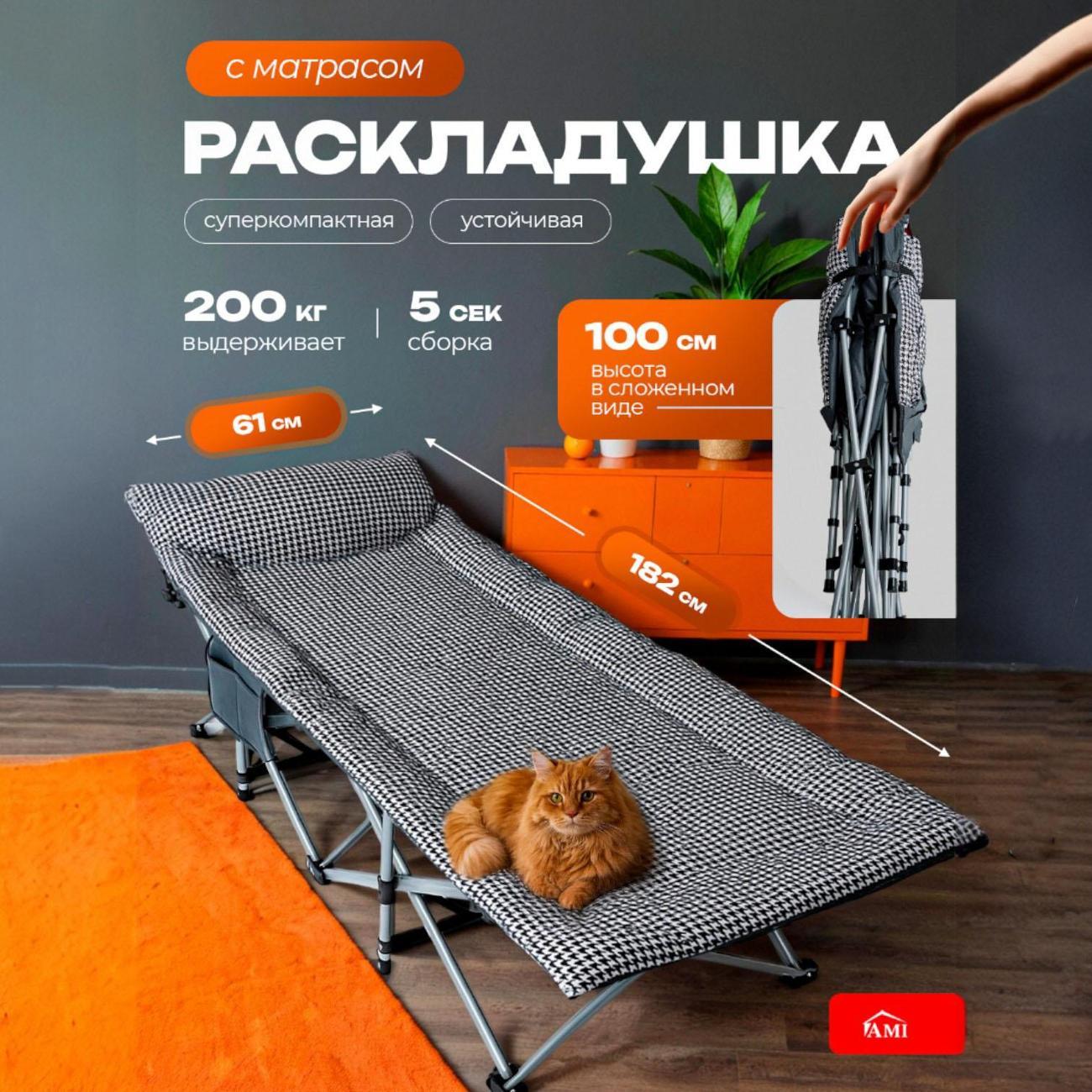 Раскладушка Ami Noir