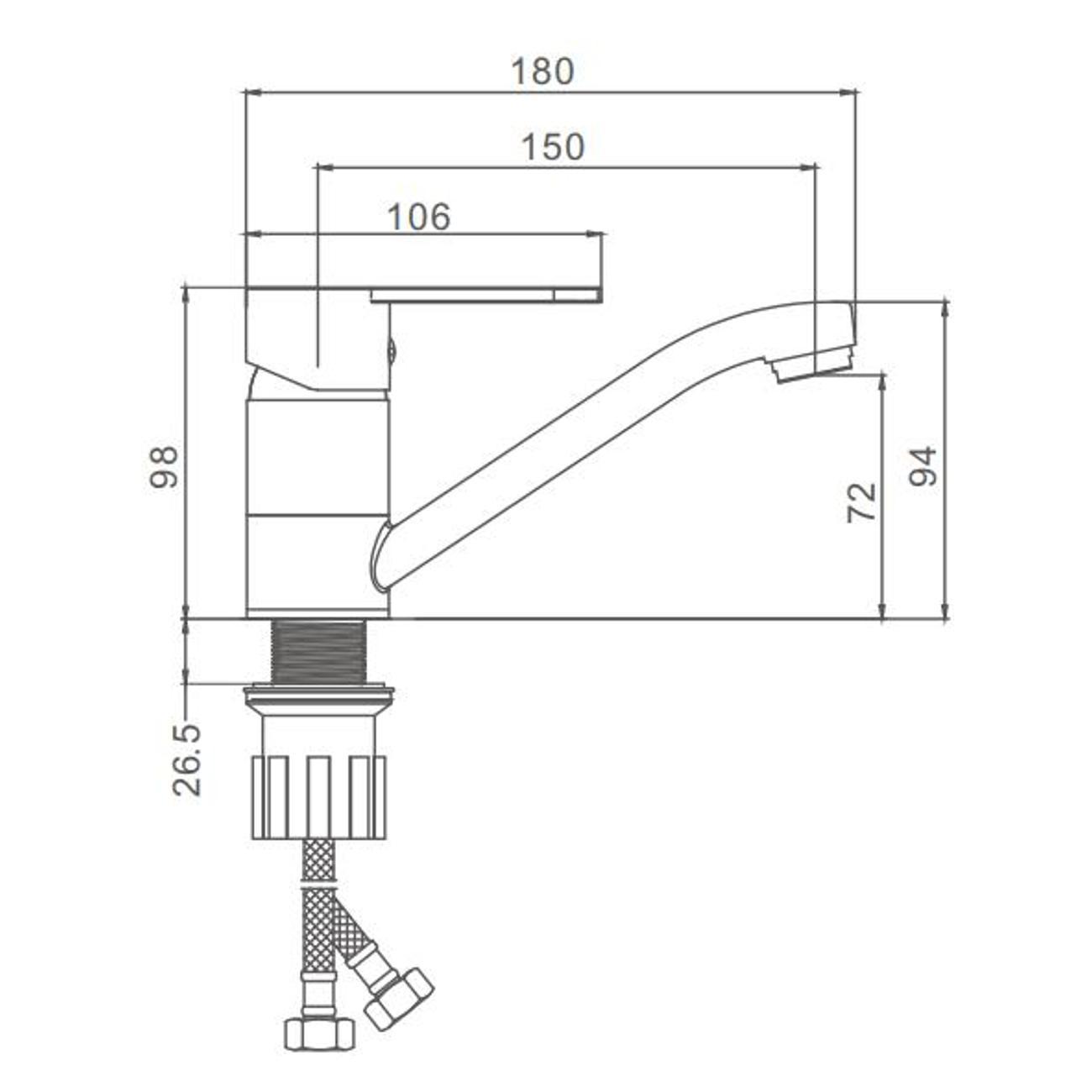 Смеситель Prohanss P64.45