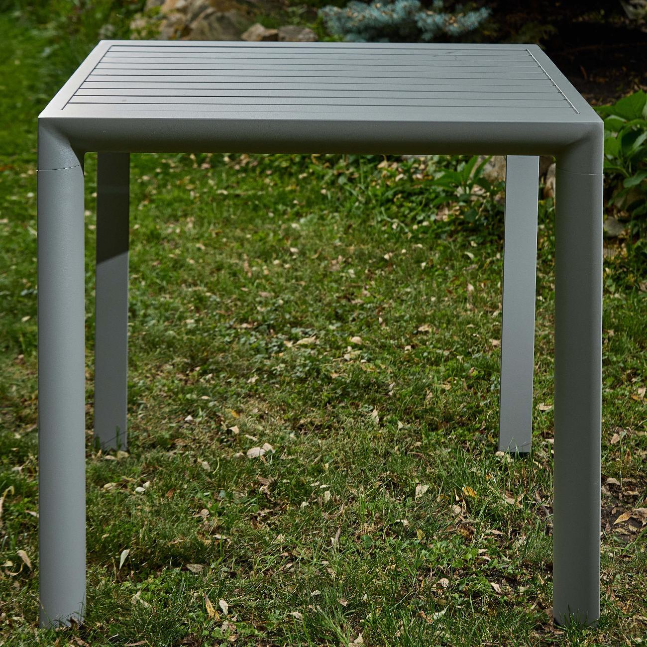 Стол садовый KONWAY Торонто серый 80х80х75 см