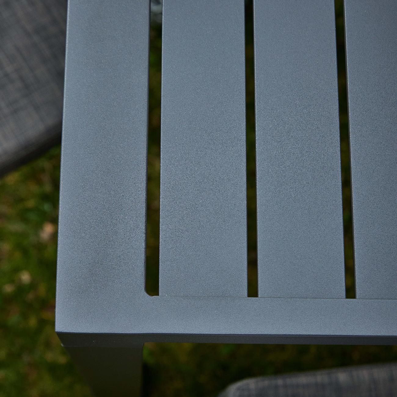 Стол садовый KONWAY Торонто антрацит 80х80х75 см