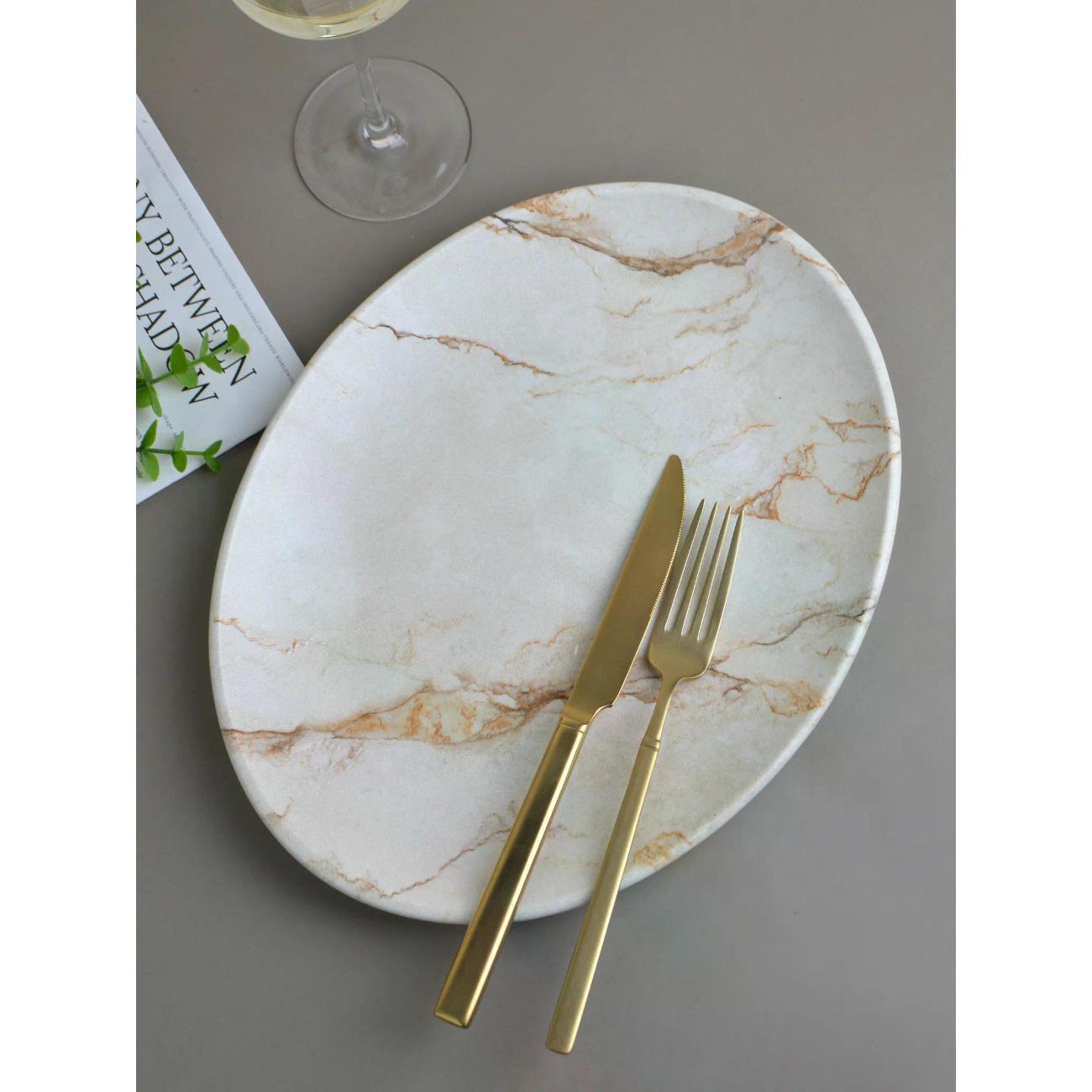 Блюдо-этажерка BONNA Granix, 31*24 см коричневый