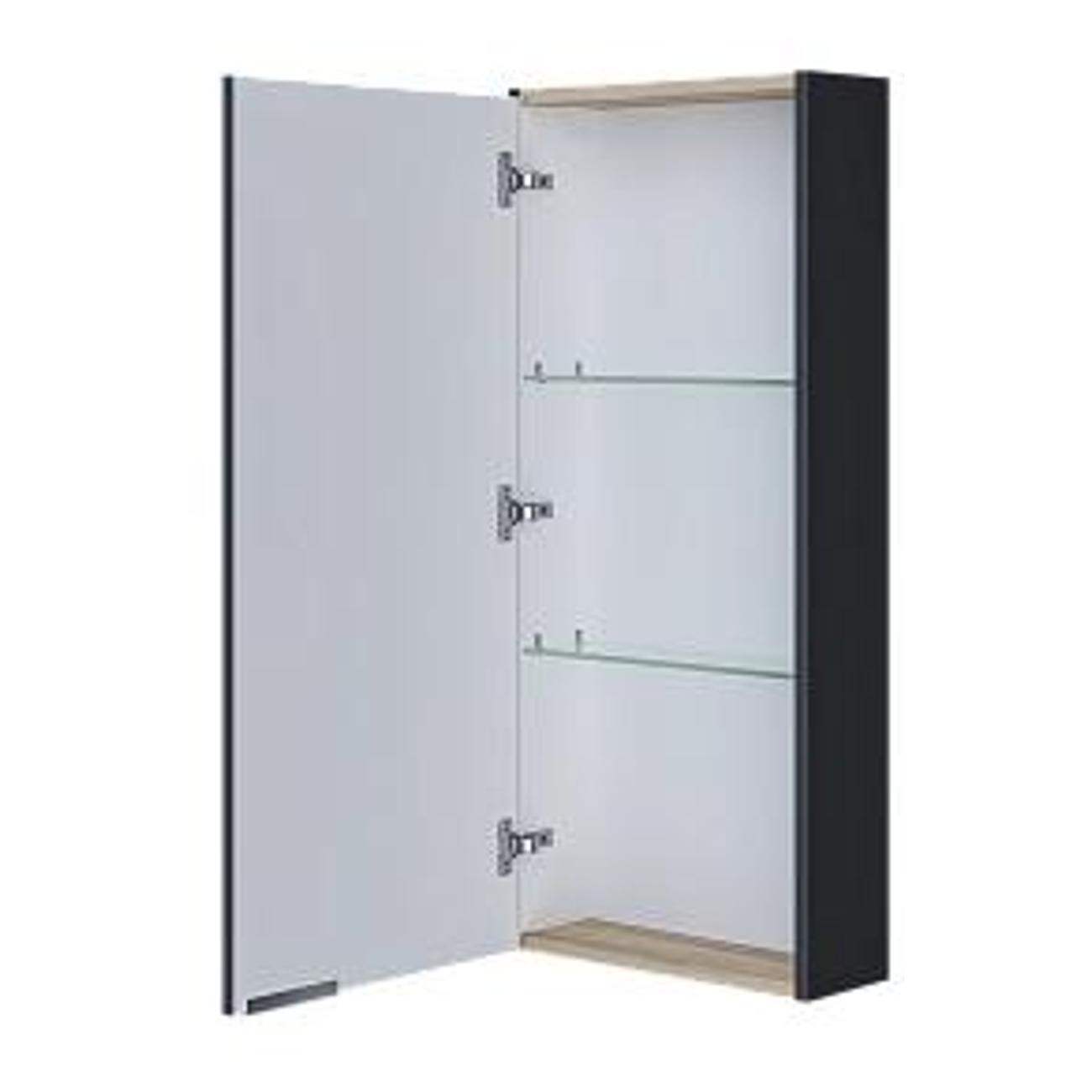 Шкаф для ванной комнаты 1MARKA Gaula 40 Подвесной, цвет Графит У92553