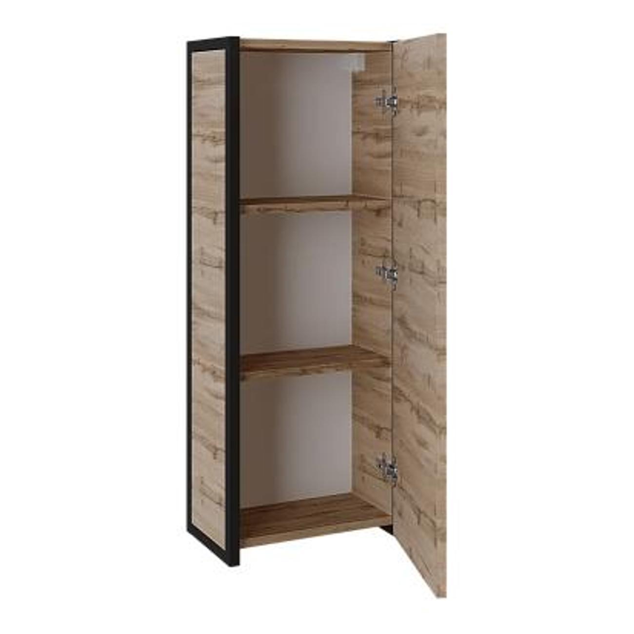 Шкаф для ванной комнаты 1MARKA GRUNGE LOFT Подвесной цвет Дуб Вотан Ц0000007987