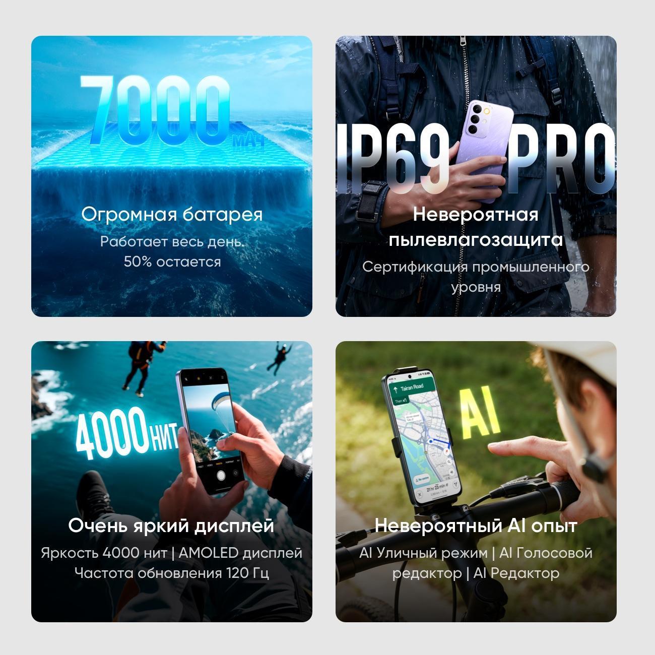 Смартфон realme C85 Pro RMX5555 6/128 Gb Темно-зеленый