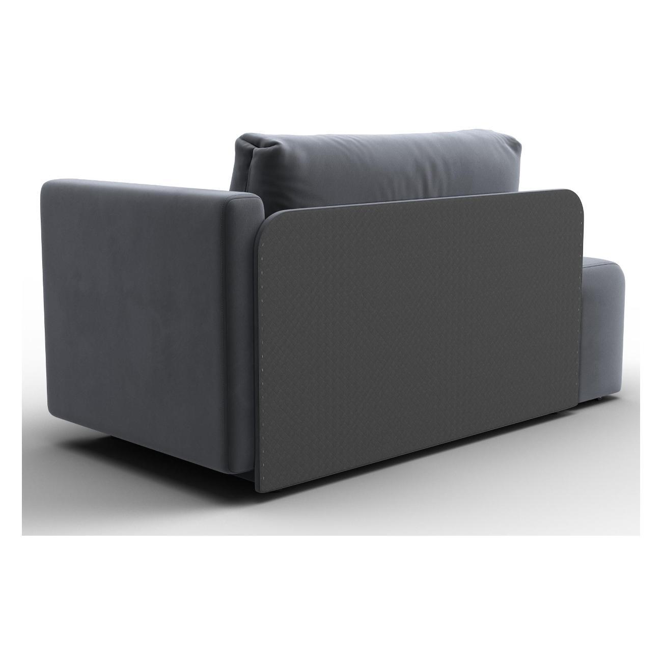 Кушетка Лига Диванов Лига-097, велюр SEVEN 17 серый