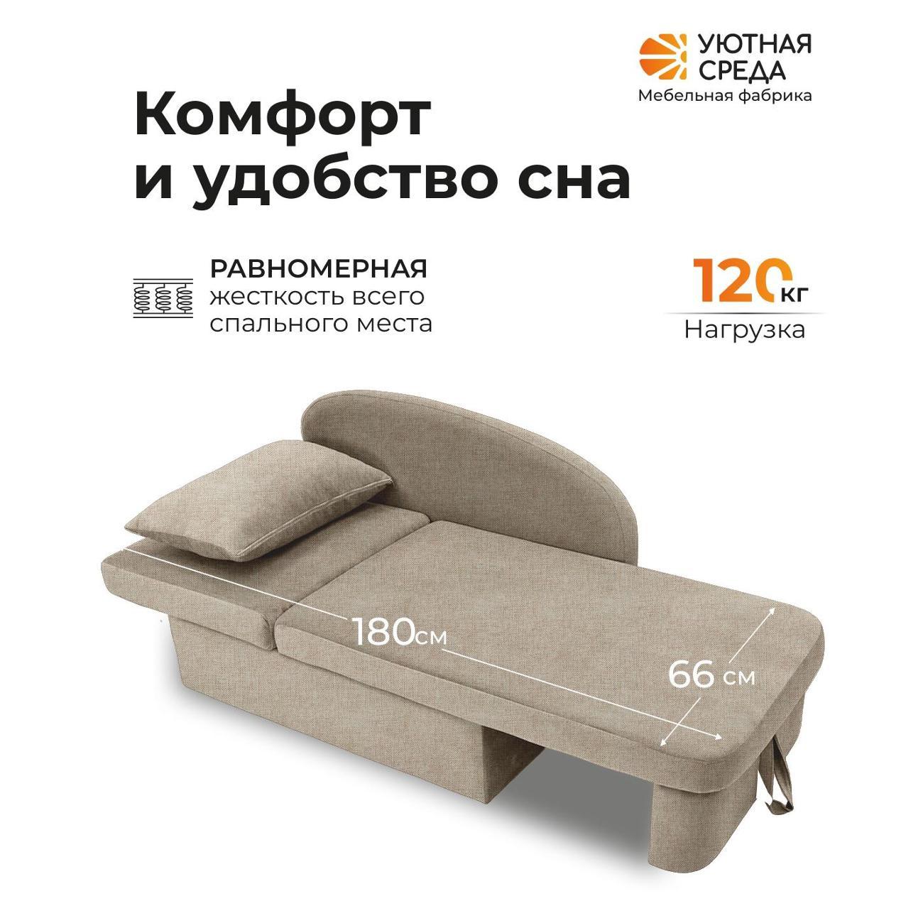 Диван раскладной Уютная среда tesla06