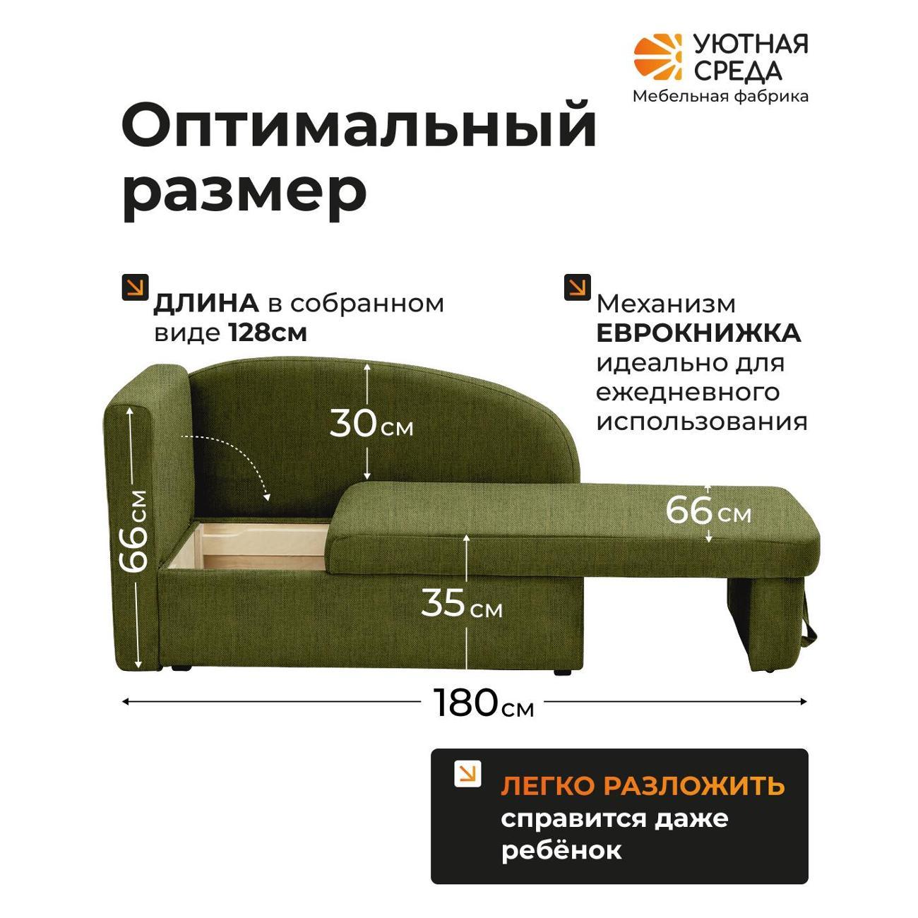 Диван раскладной Уютная среда tesla04