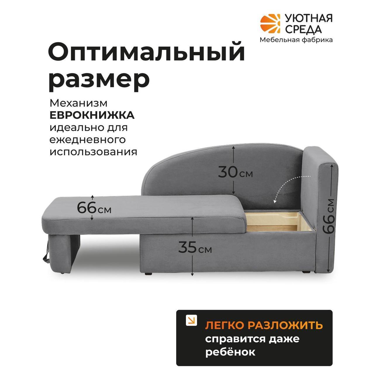 Диван раскладной Уютная среда vita60