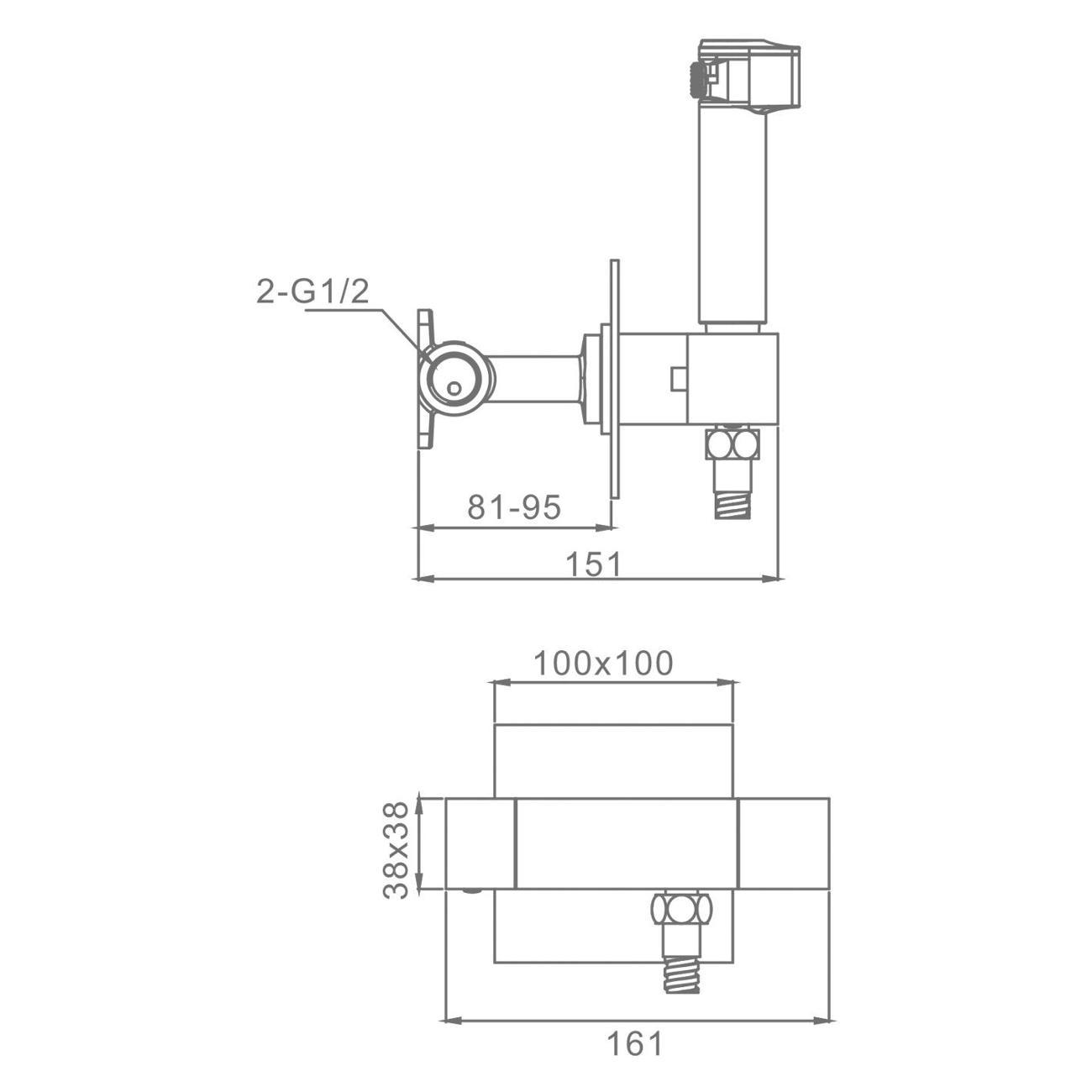 Гигиенический душ Raglo R24.56.06