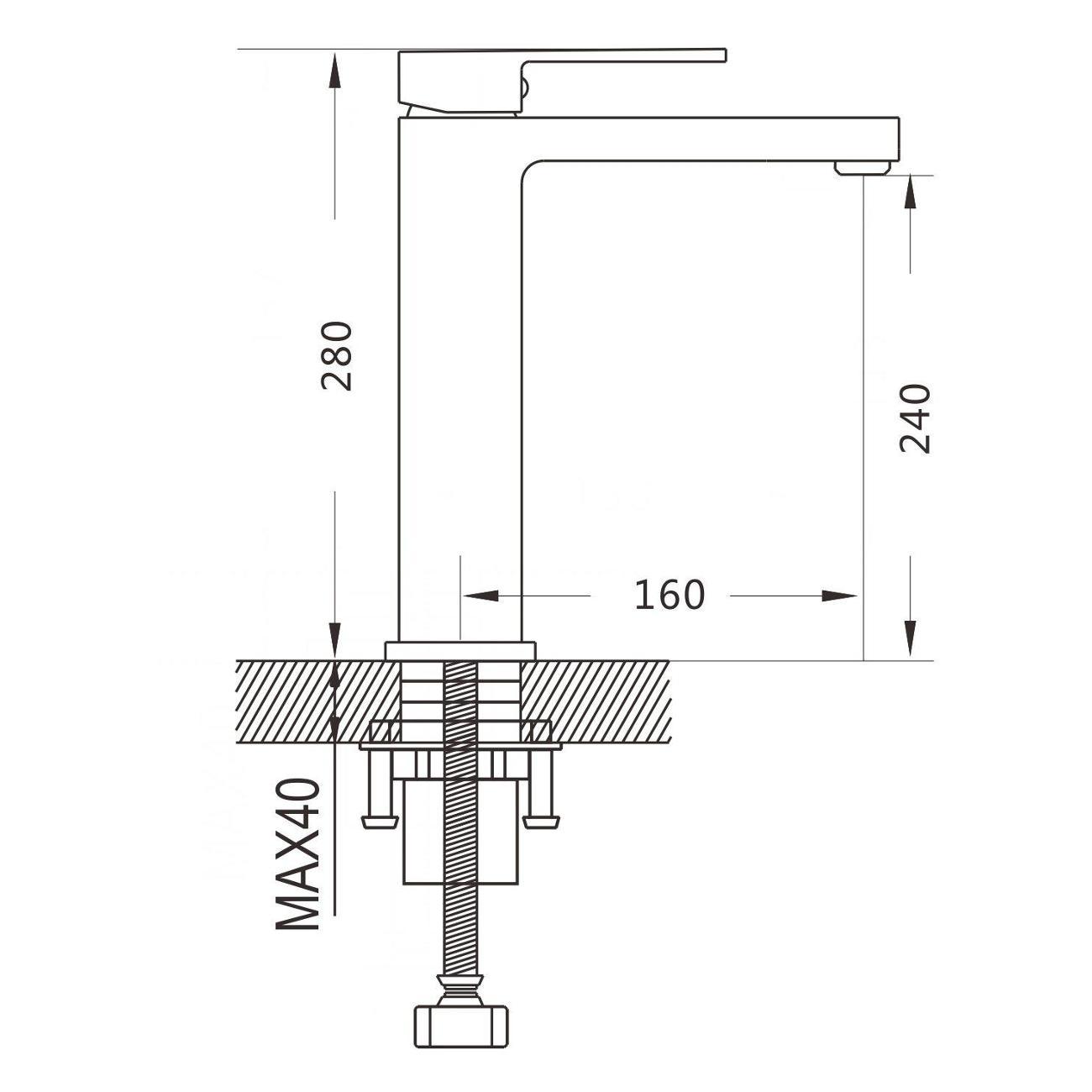 Смеситель Shevanik S9611T