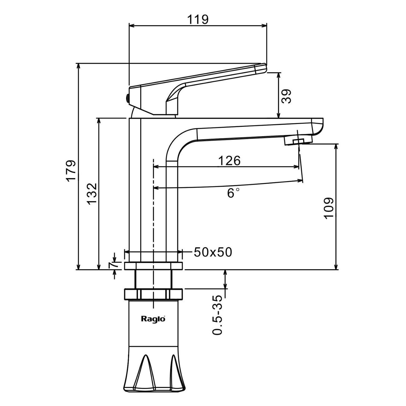 Смеситель Raglo R51.10.06