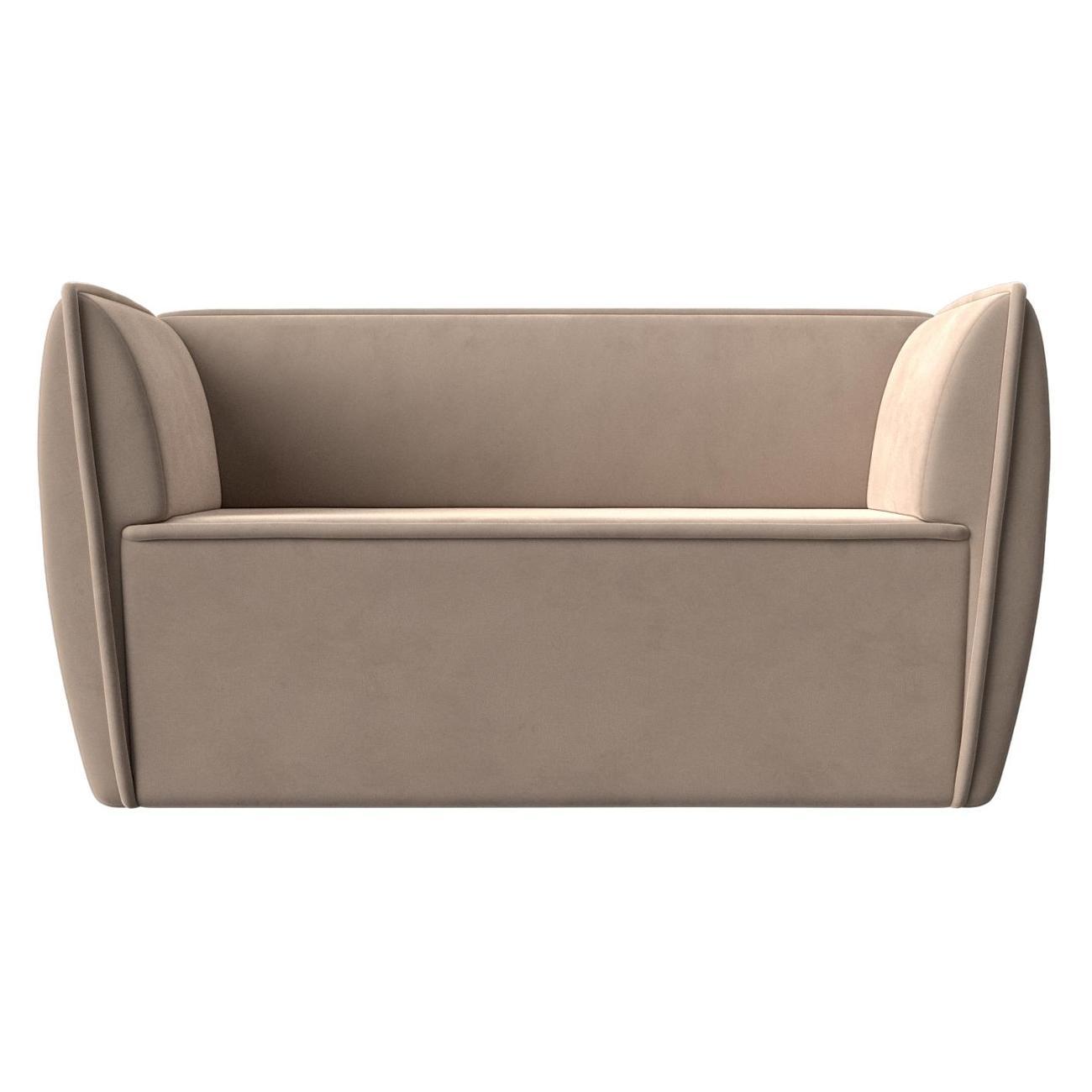 Уголок кухонный Лига Диванов Бергамо 2-х местный, велюр бежевый