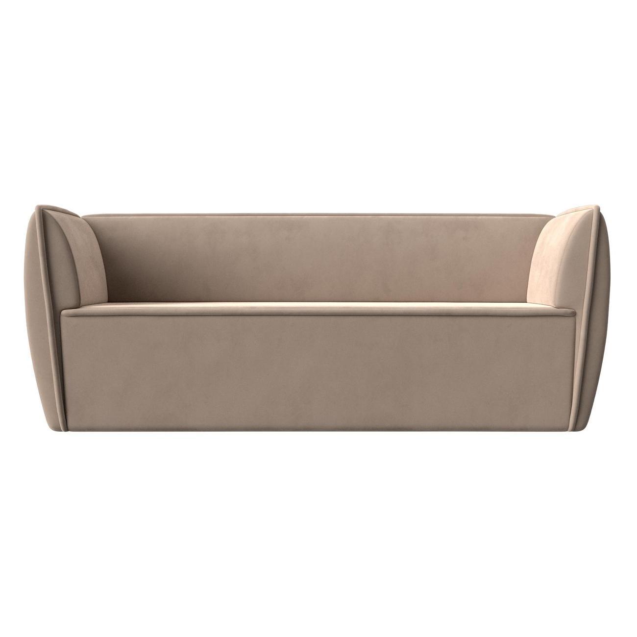 Уголок кухонный Лига Диванов Бергамо 3-х местный, велюр бежевый