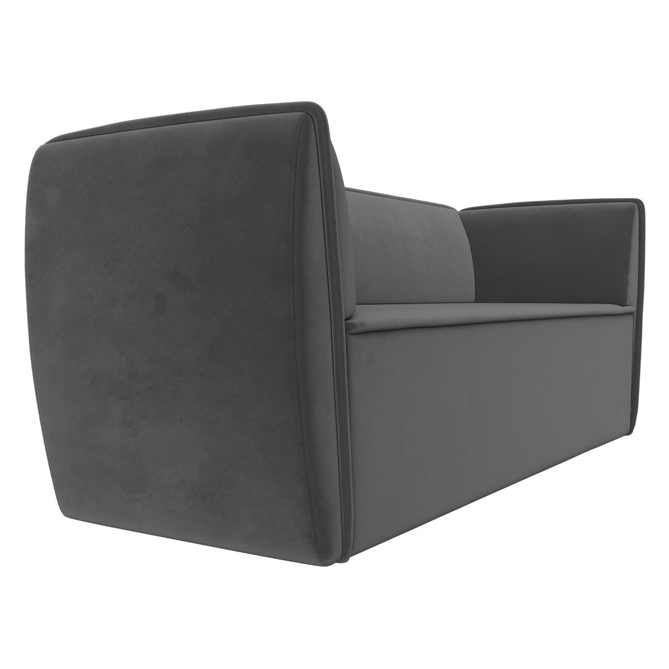 Уголок кухонный Лига Диванов Бергамо 3-х местный, велюр серый