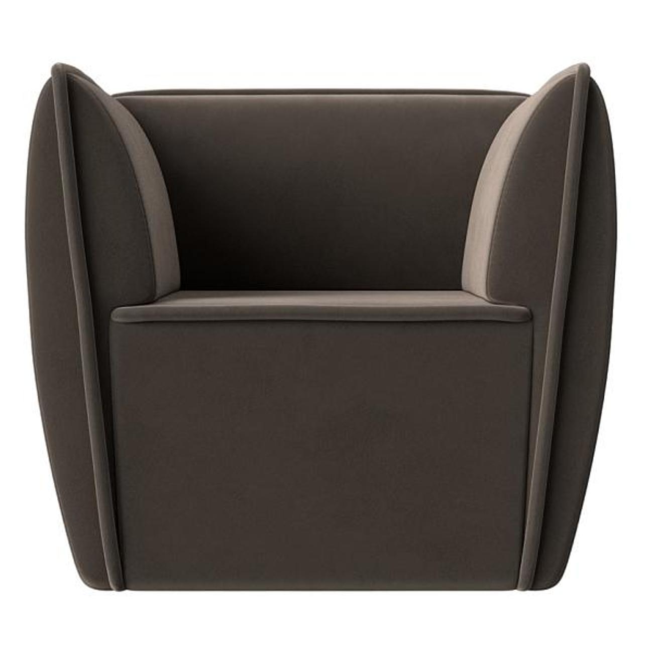 Уголок кухонный Лига Диванов Бергамо, велюр коричневый