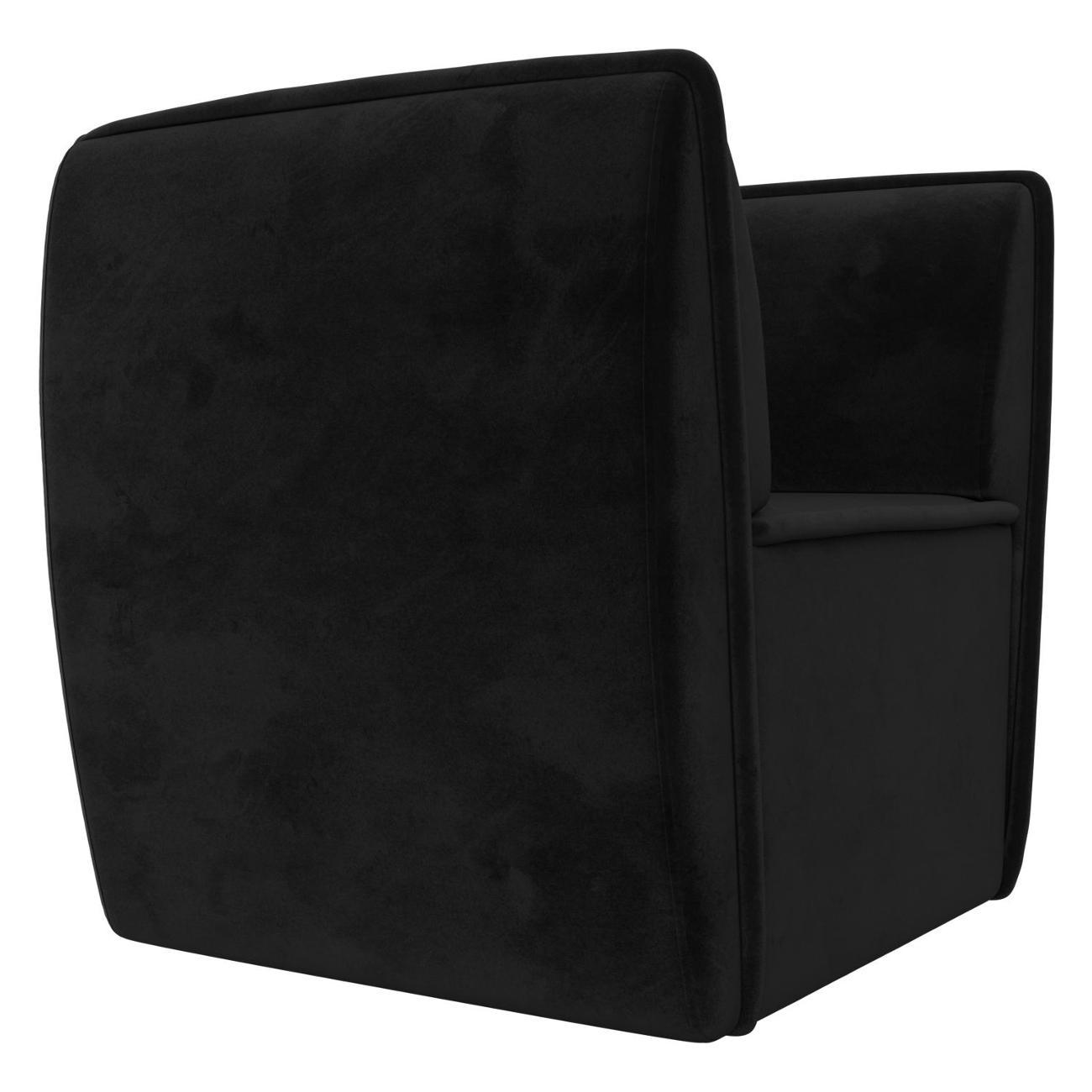 Уголок кухонный Лига Диванов Бергамо, велюр черный