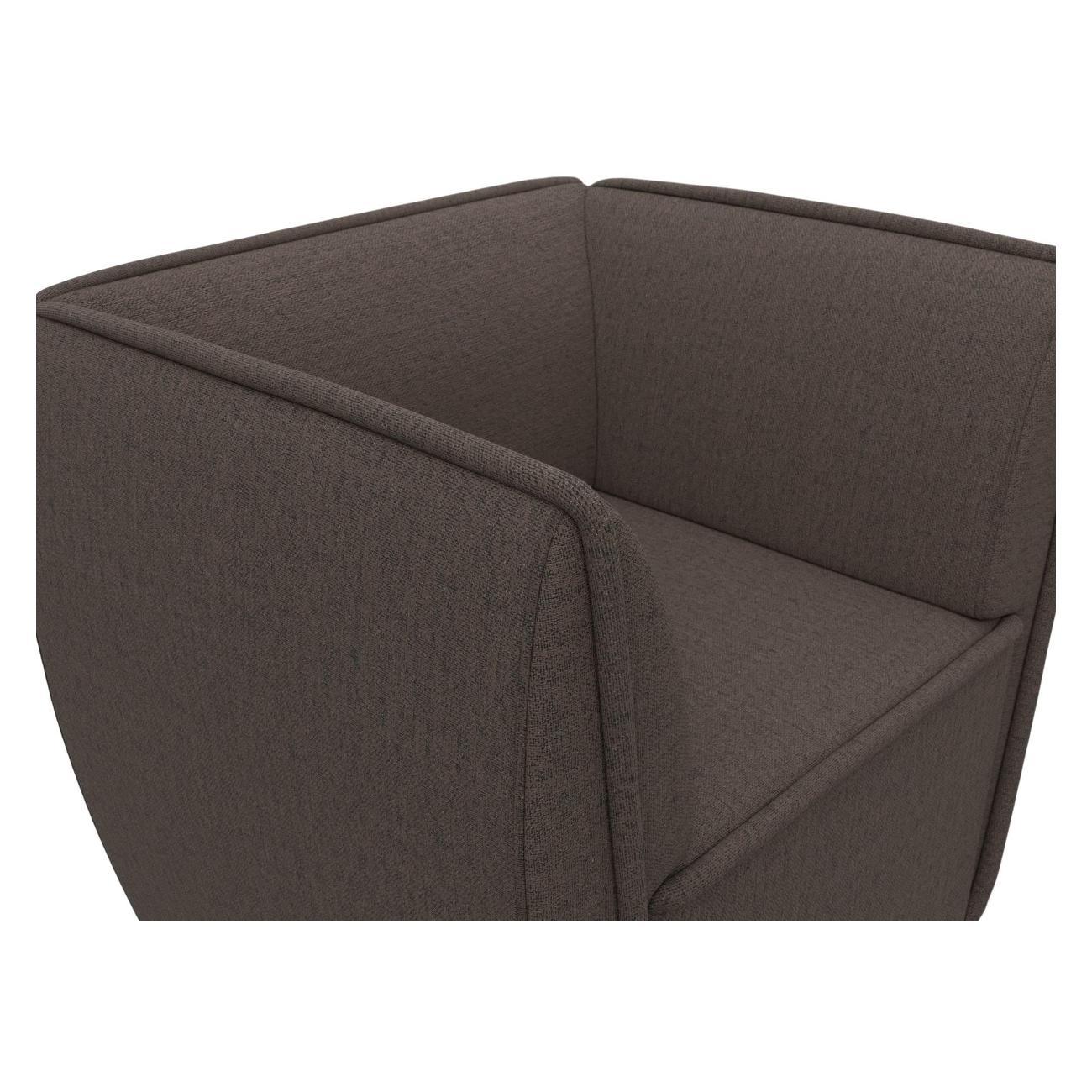 Уголок кухонный Лига Диванов Бергамо, рогожка Амур коричневый