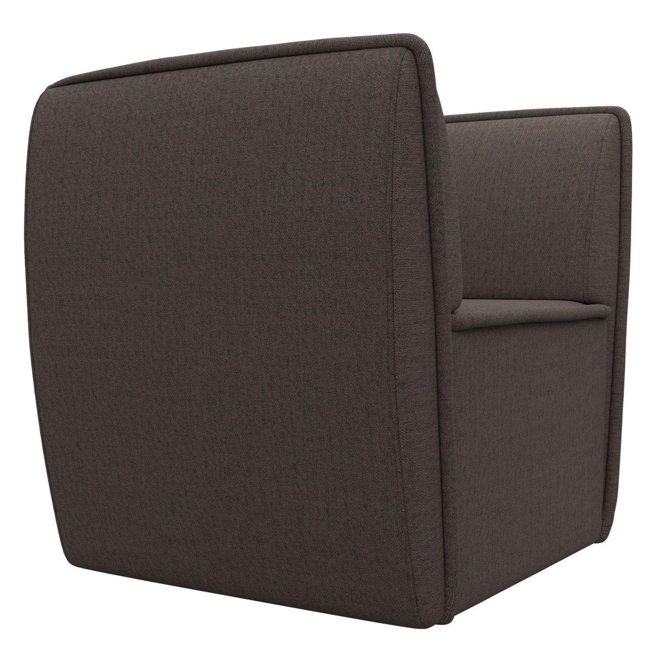 Уголок кухонный Лига Диванов Бергамо, рогожка Амур коричневый