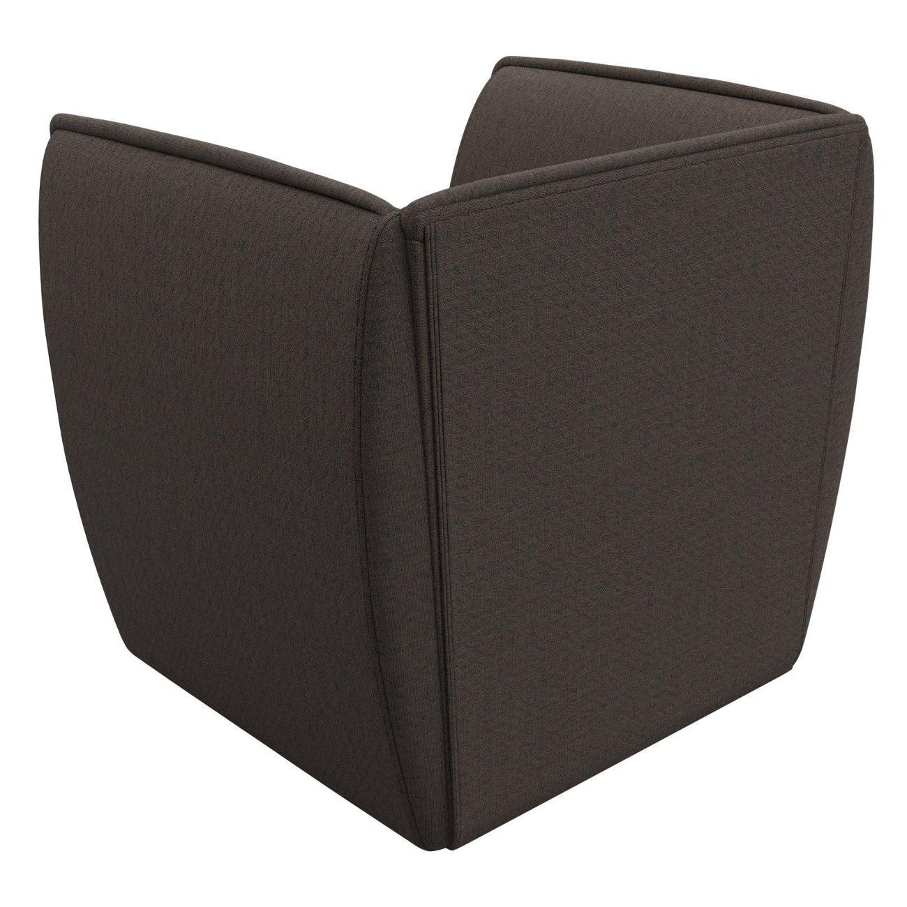 Уголок кухонный Лига Диванов Бергамо, рогожка Амур коричневый