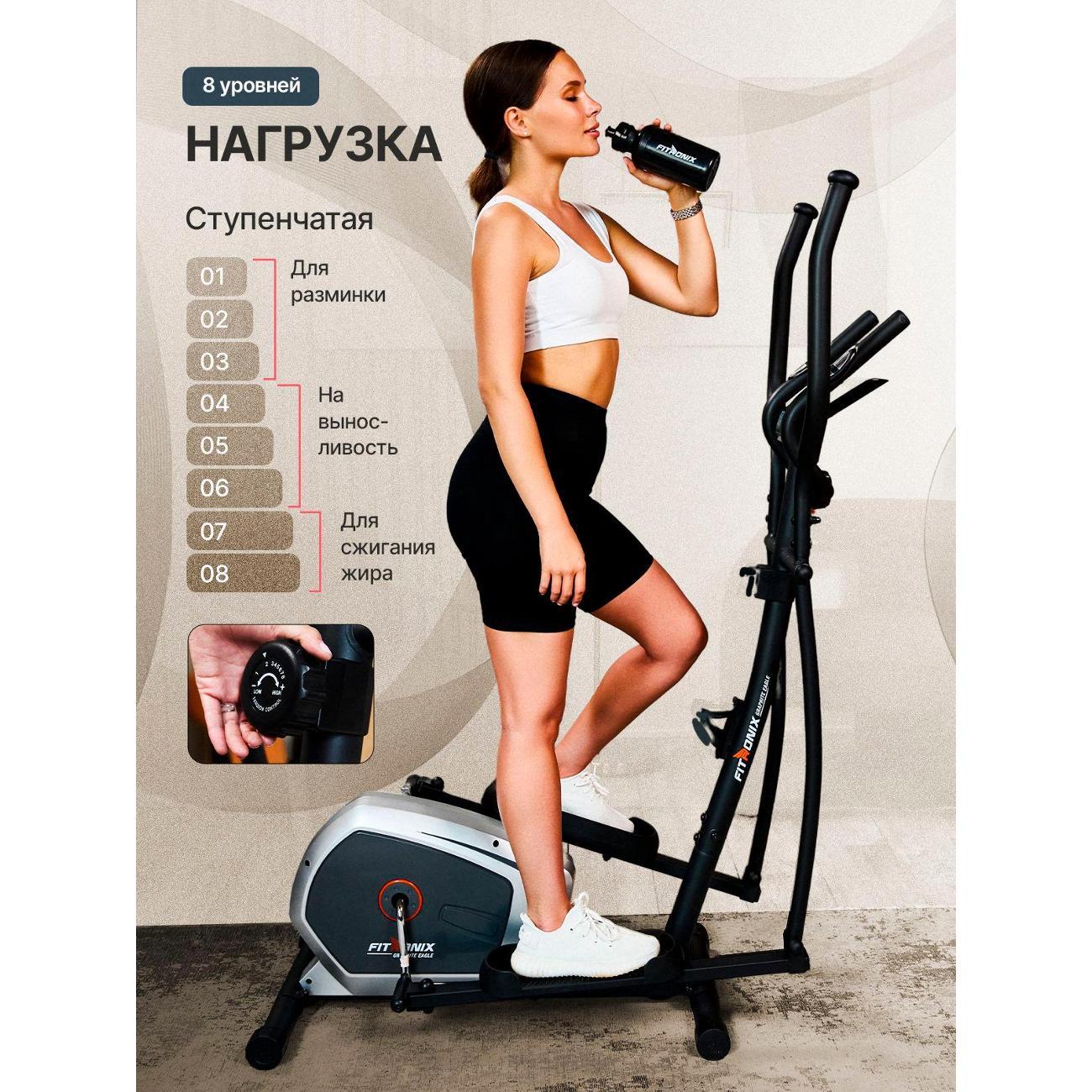 Эллиптический тренажер FITRONIX Graphite Eagle