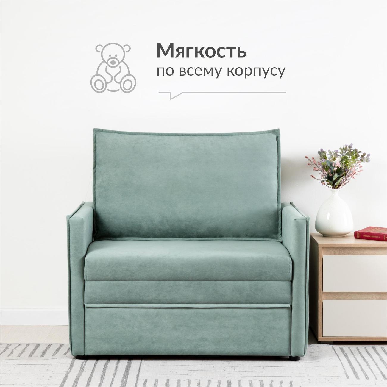 Кресло-кровать Logium Сэм Вивальди 10 (ментоловый)