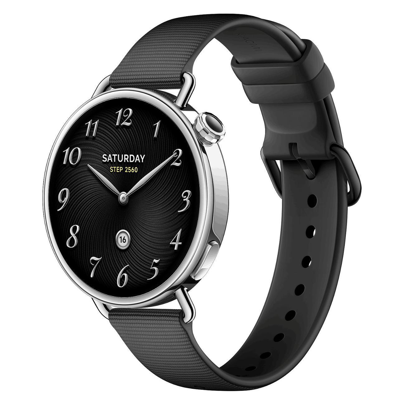 Смарт-часы Xiaomi Watch S4 41мм Fluororubber Strap черный
