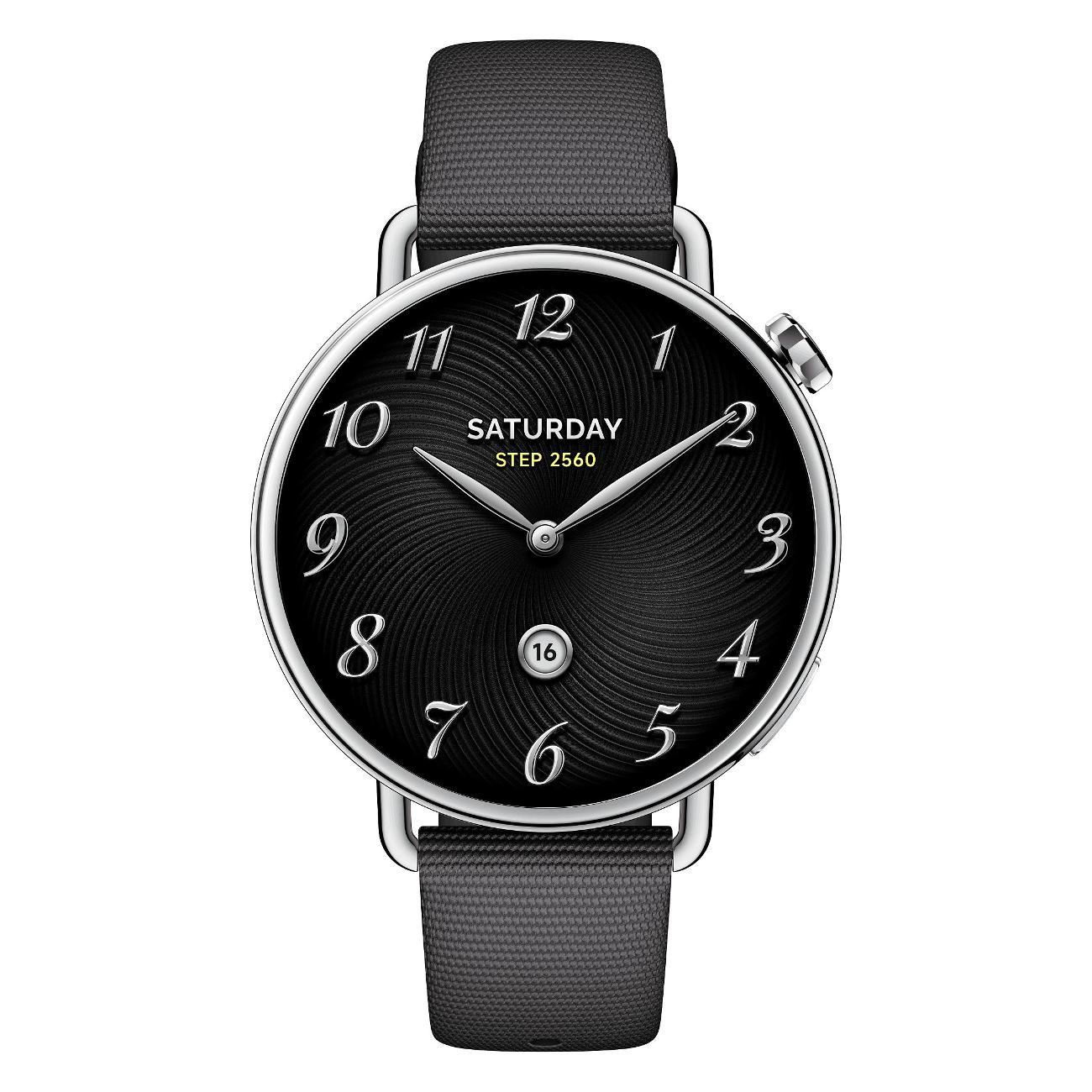 Смарт-часы Xiaomi Watch S4 41мм Fluororubber Strap Black