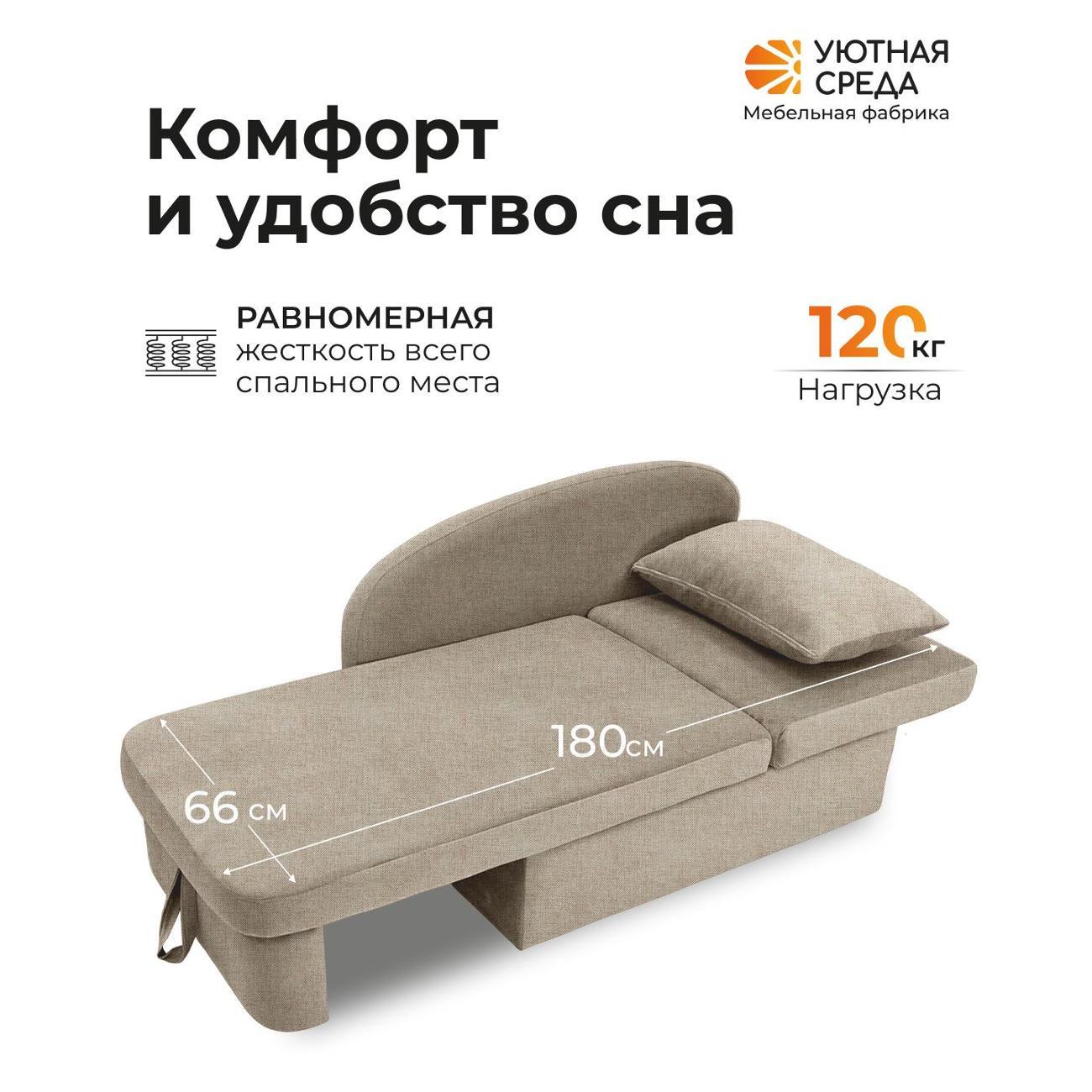 Диван раскладной Уютная среда tesla06