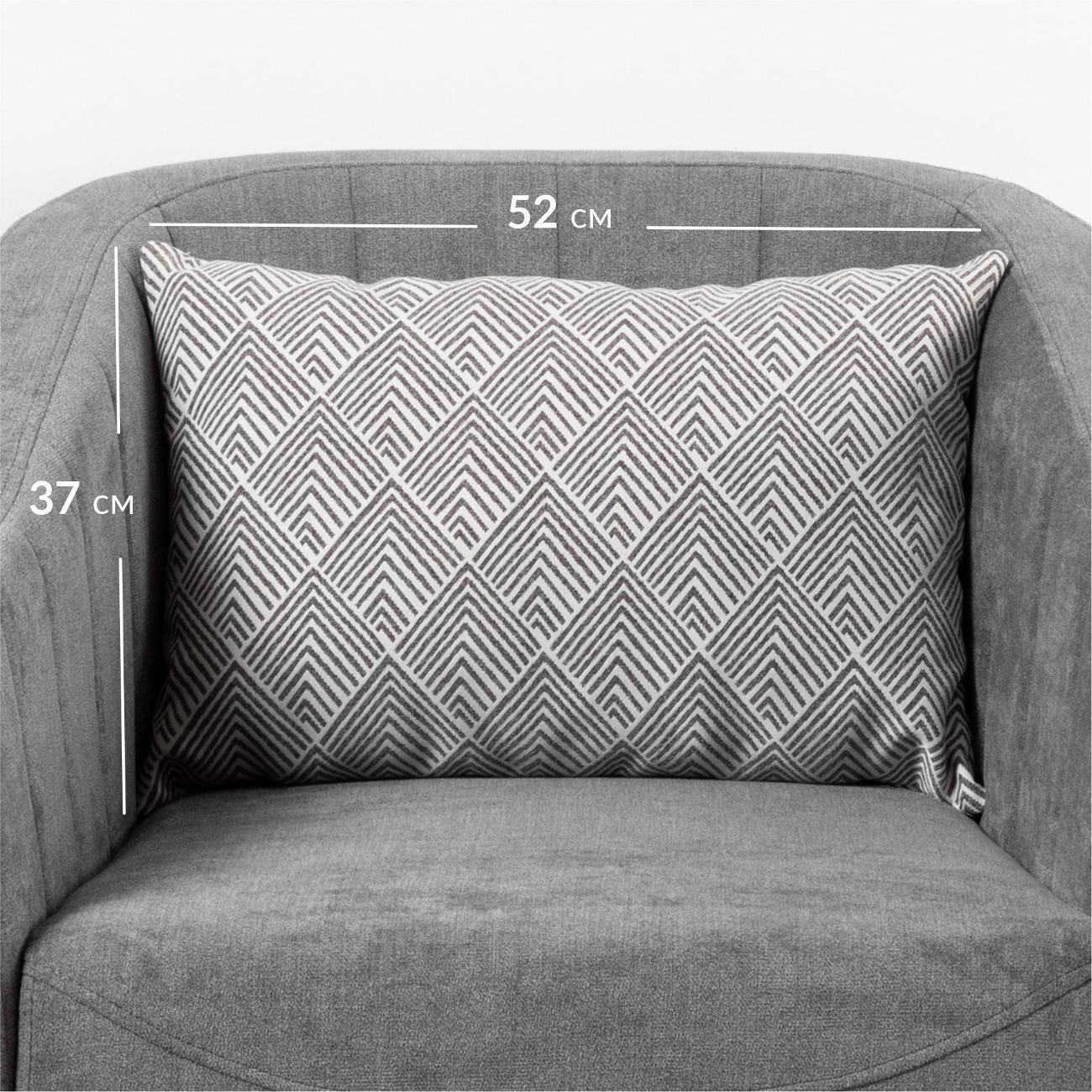 Кресло Logium Боне 03.07 Велюр Happy 980 (теплый серый)