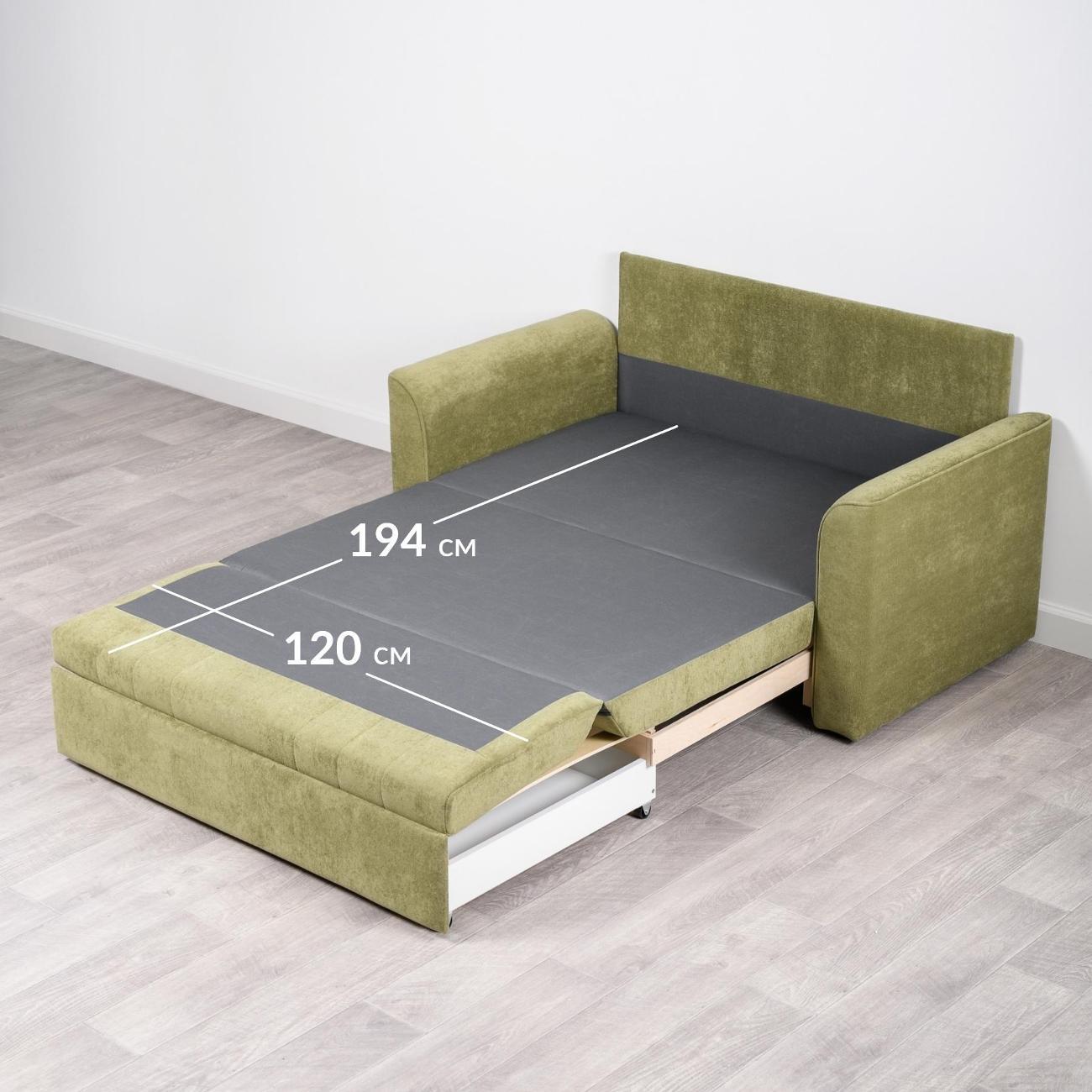 Диван Logium Сандейл Арт. ТД 901 OCEAN 013 (зеленый)