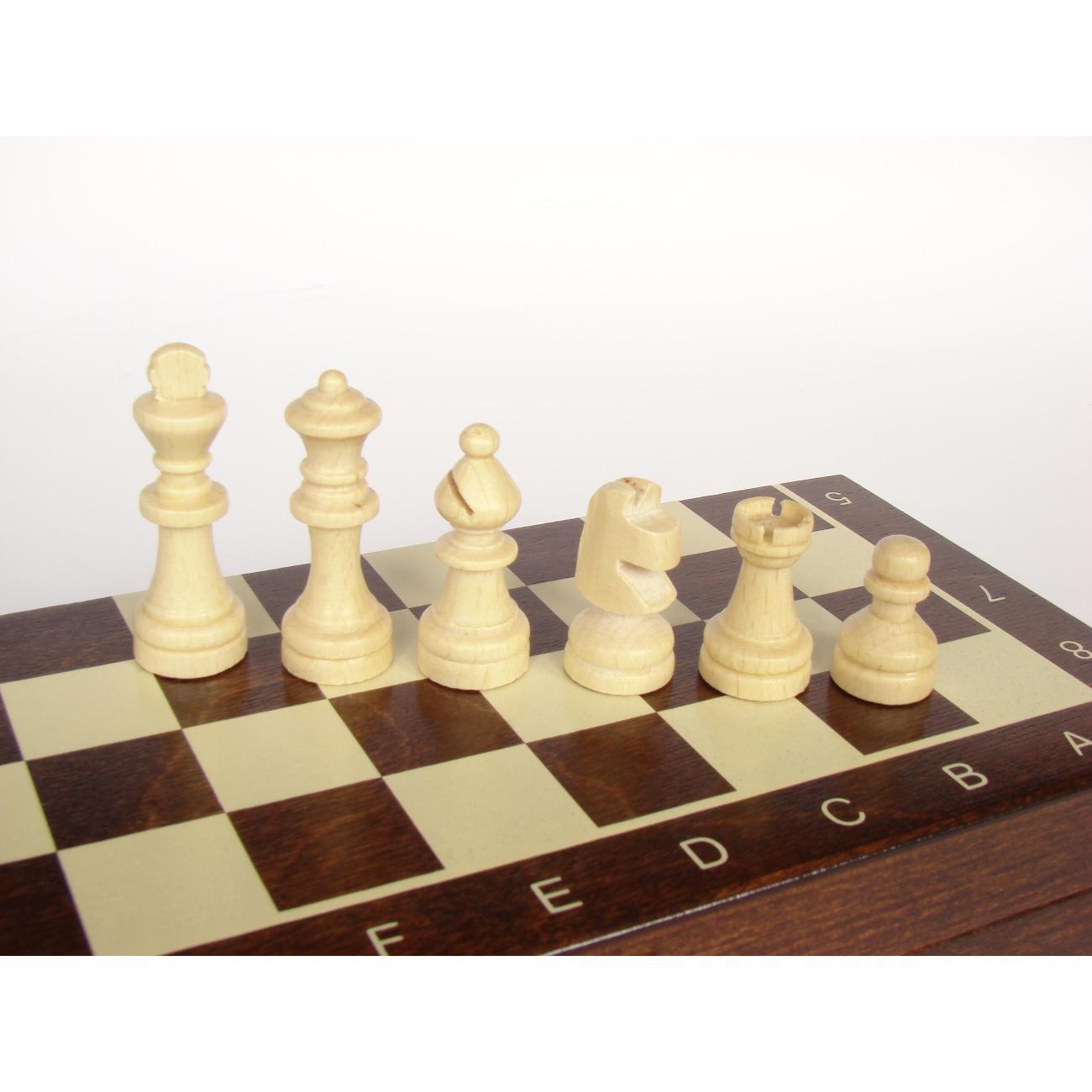 Шахматы MADON №140М, коричневый