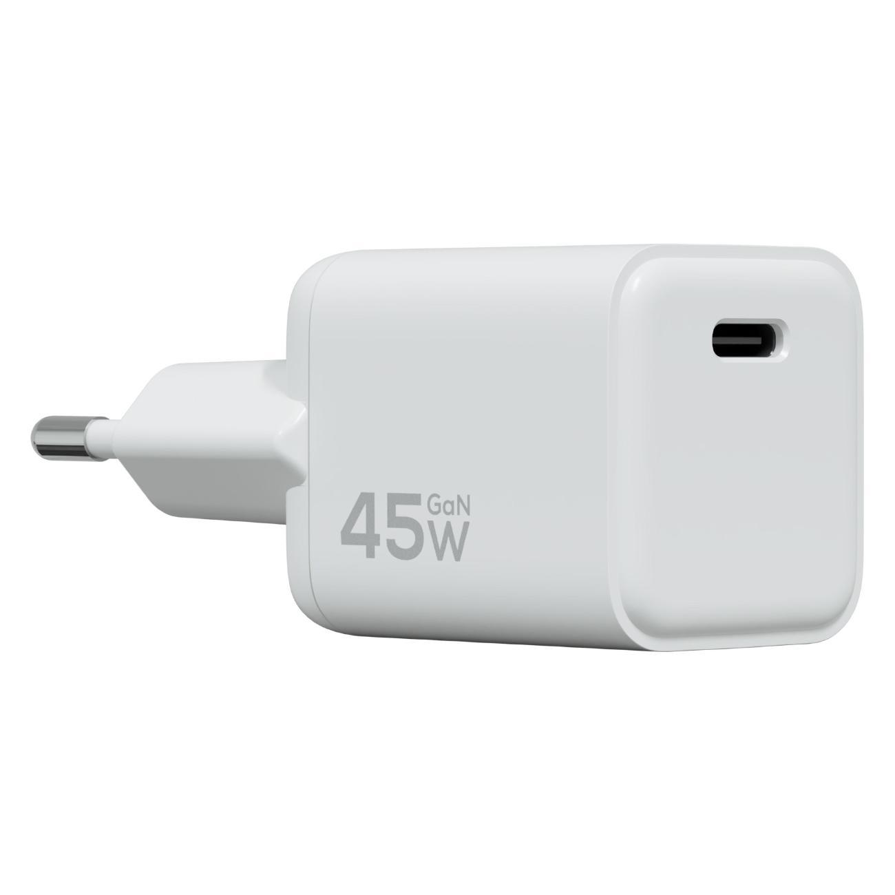 Сетевой адаптер Magssory Nano 45W GaN ACH006, белый