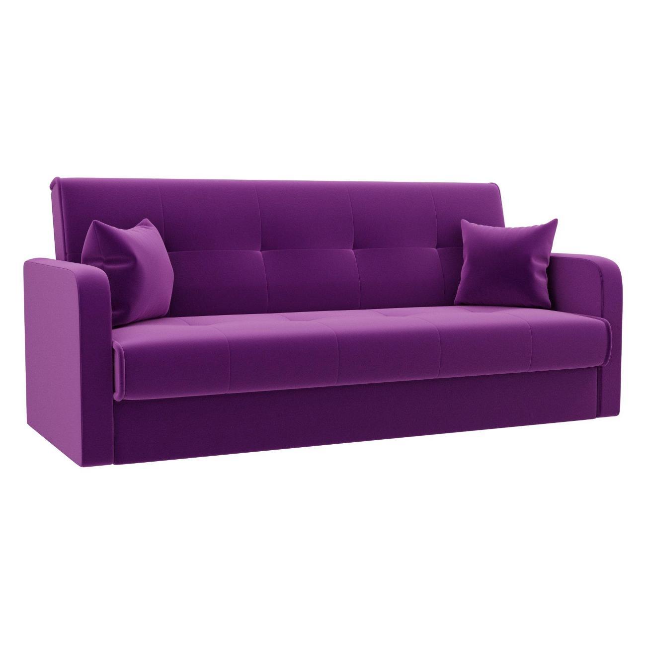 Диван ММ ГРУПП Флок фиолетовый