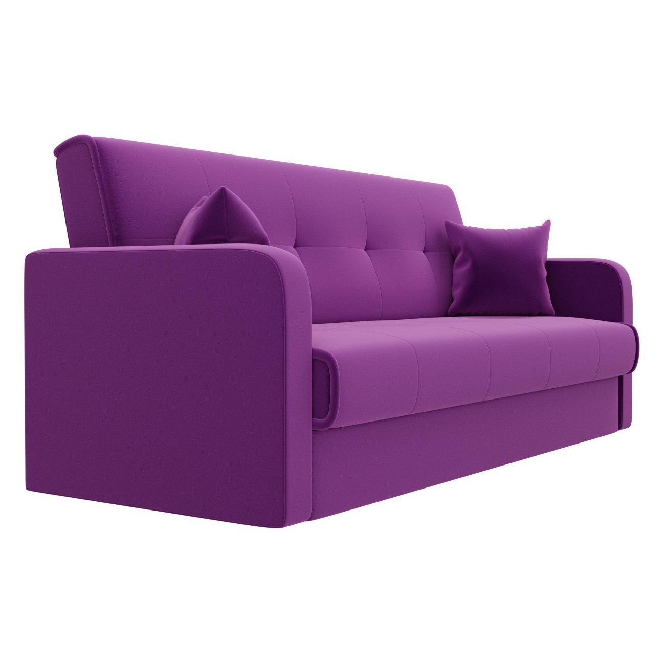 Диван ММ ГРУПП Флок фиолетовый