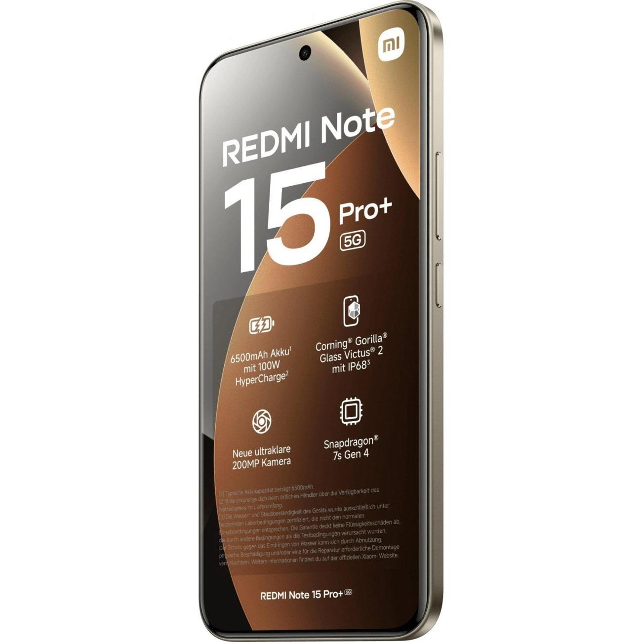 Смартфон Xiaomi Redmi Note 15 Pro Plus5G 8/256GB, Mocha коричневый