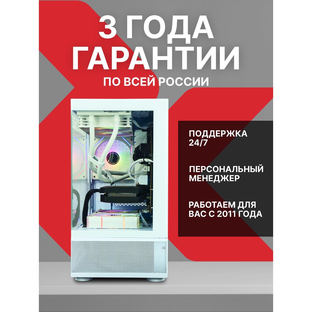 Системный блок Robotcomp F-22 Raptor V2 White морская волна