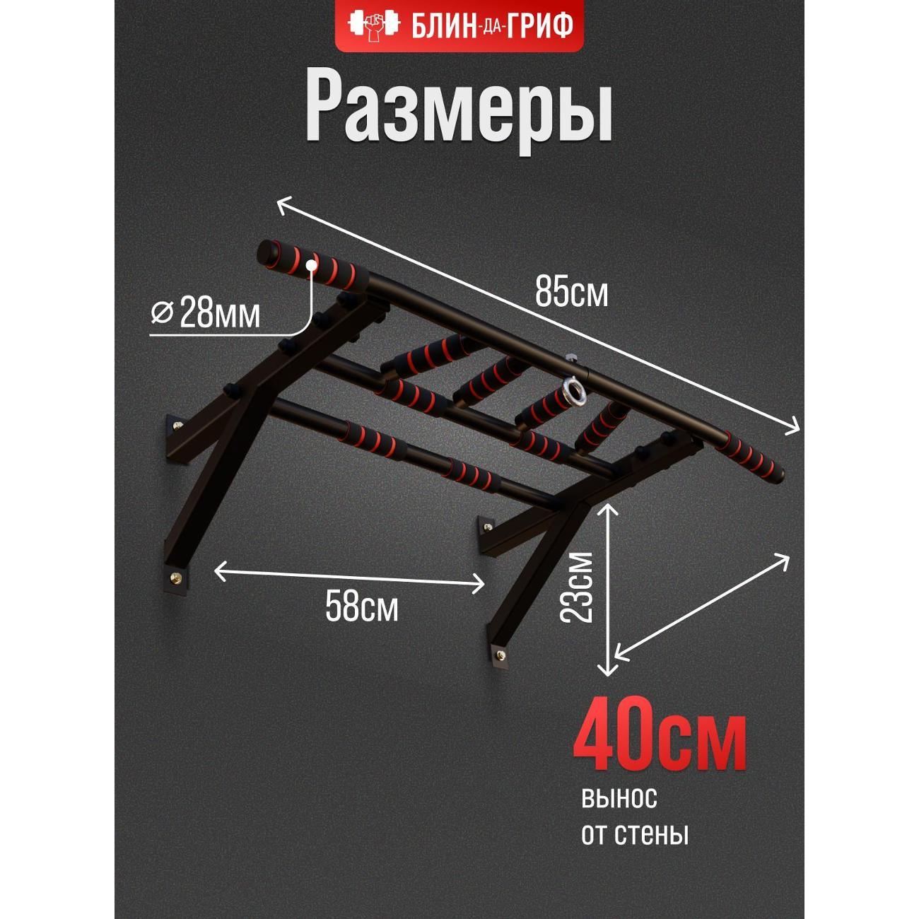 Турник БлинДаГриф мультихват белый